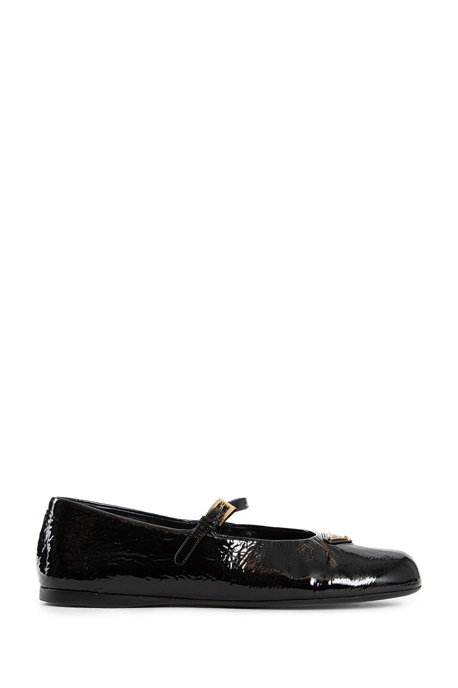 Оригінальна Woman Black Flats Prada – боковий вид