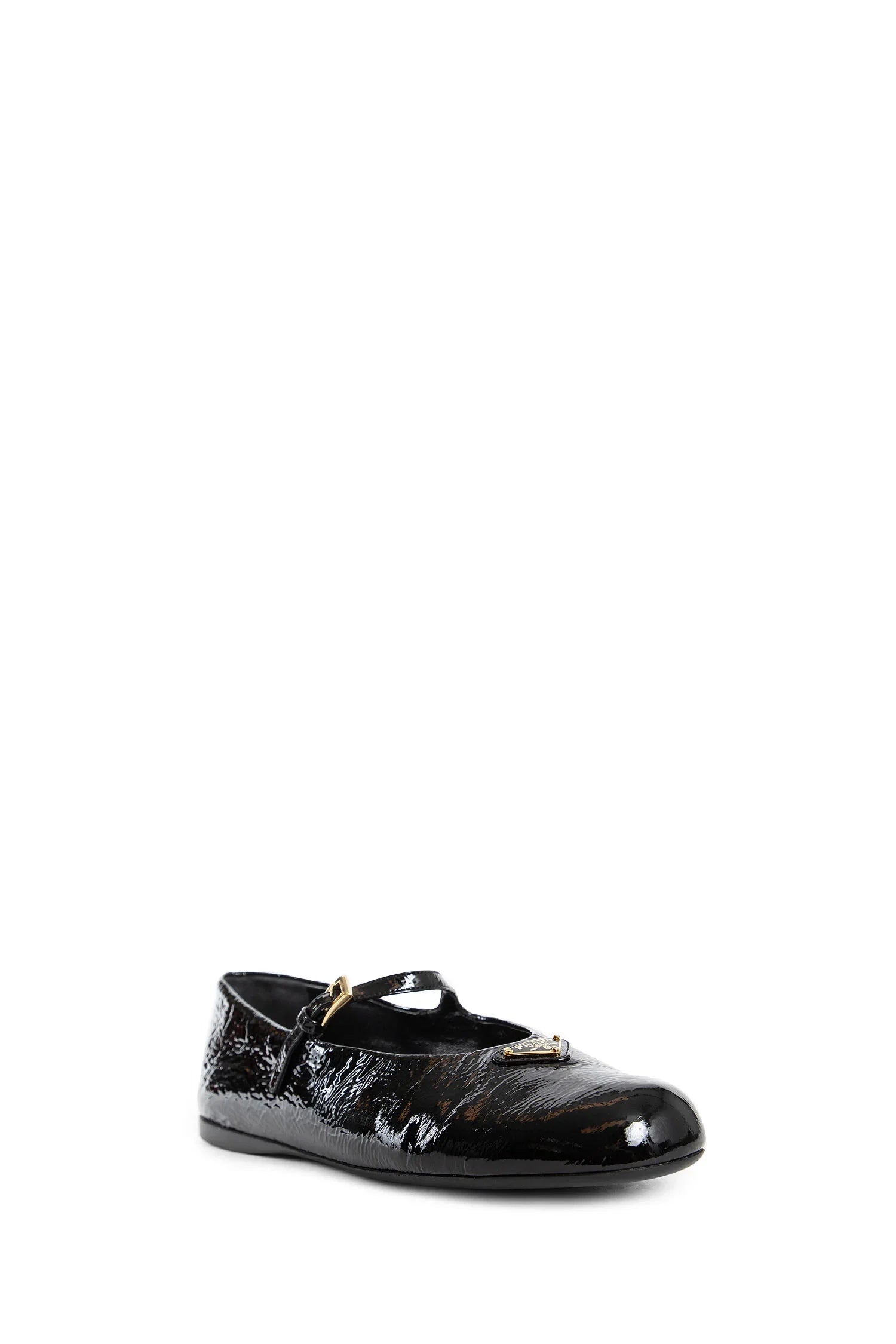 Оригінальна Woman Black Flats Prada – вид ззаду