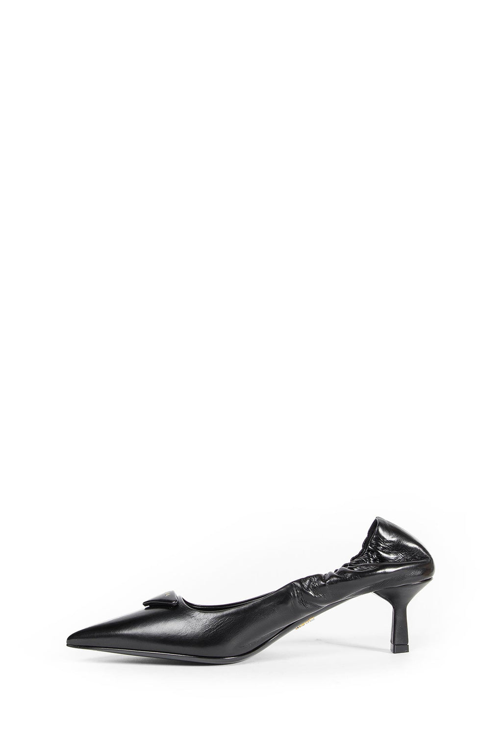 Suede Decollete Mules With Buckle Prada – Гарантія оригінальності – збільшений вид