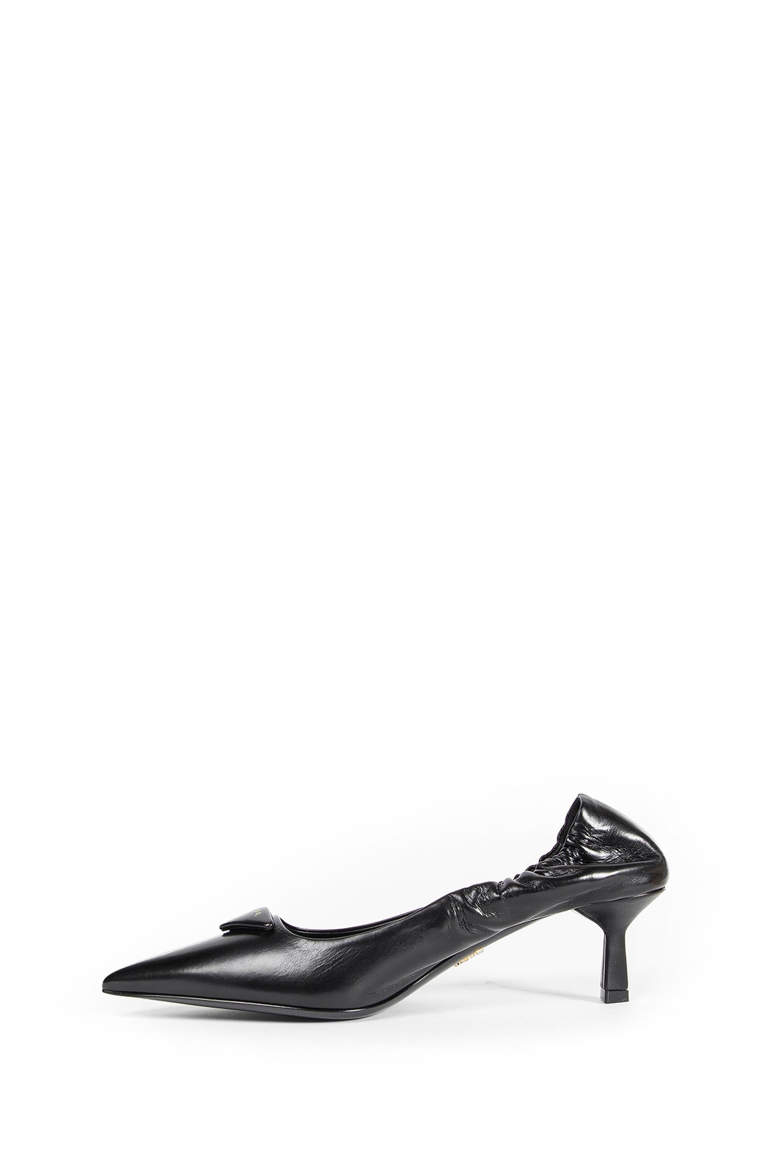Suede Decollete Mules With Buckle Prada – Гарантія оригінальності – збільшений вид
