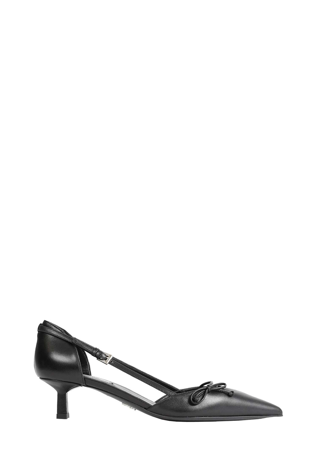 Open-Side Leather Pumps Prada оригінал – Купити в Україні – боковий вид