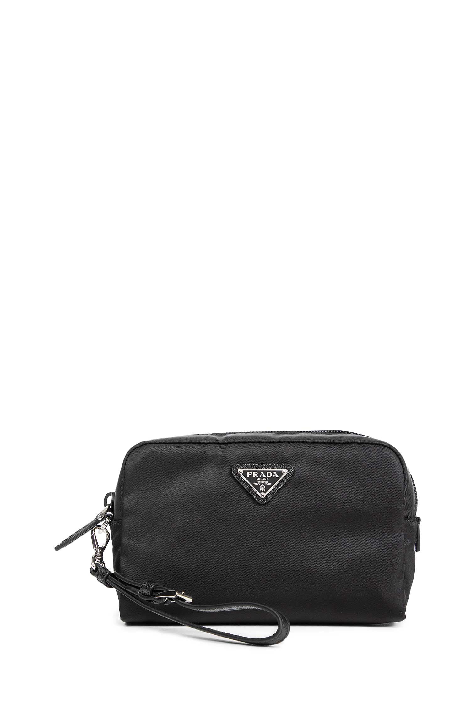 Re-Nylon Pouch Prada – Гарантія оригінальності – боковий вид