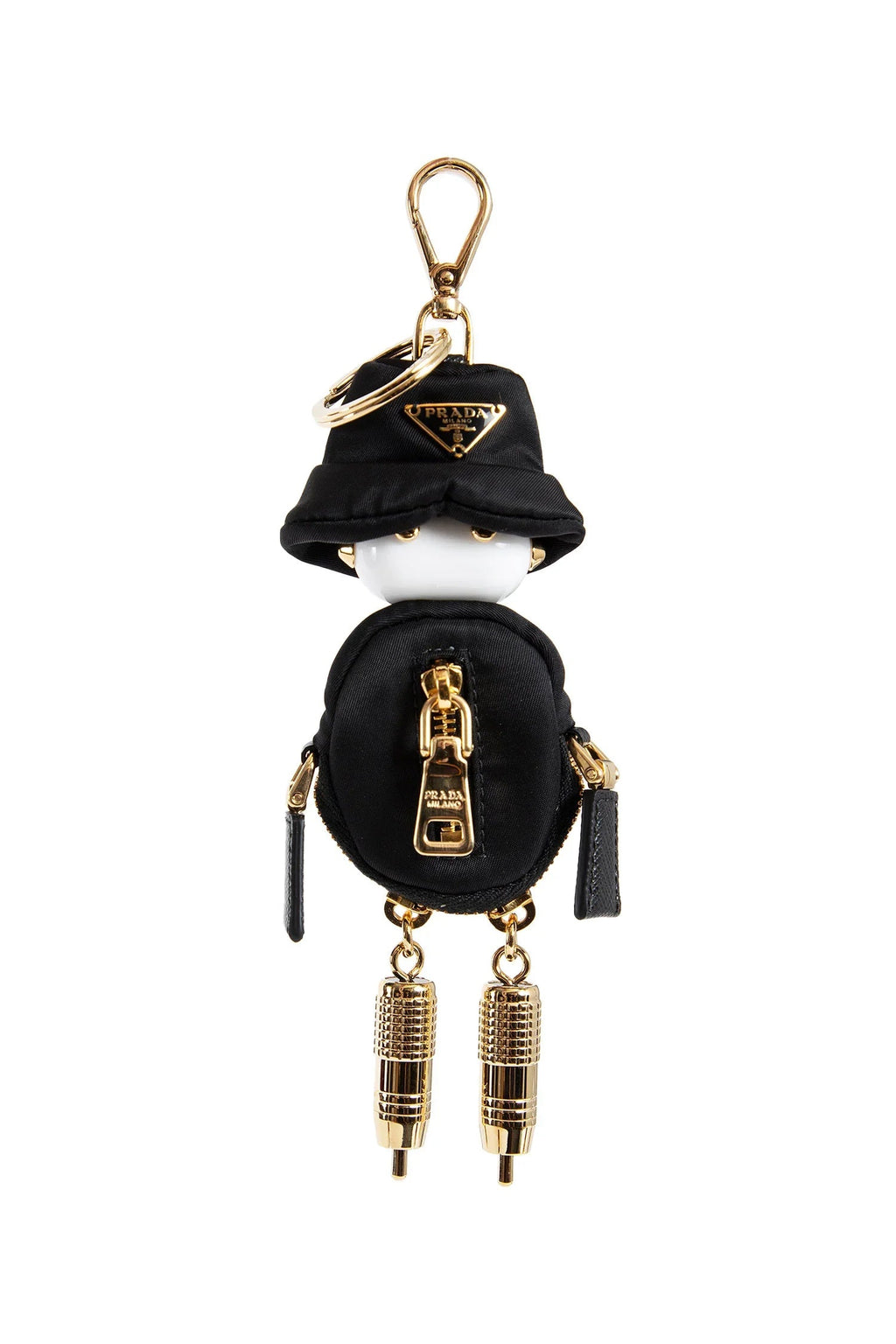 Soft Robot Re-Nylon Bag Charm Prada – Гарантія оригінальності – боковий вид