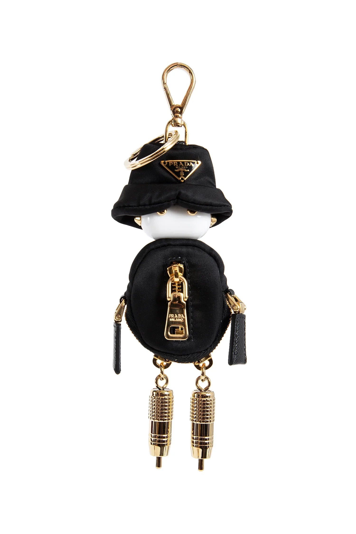 Soft Robot Re-Nylon Bag Charm Prada – Гарантія оригінальності – боковий вид