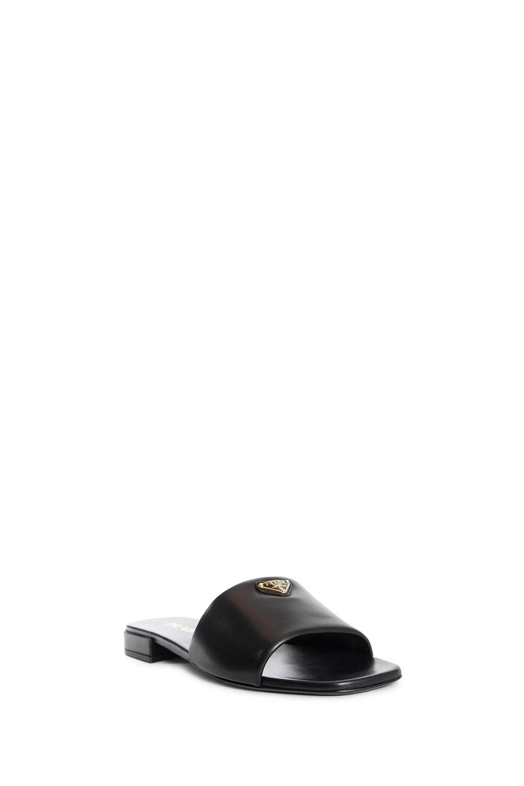 Оригінальна Flat Nappa Slides Prada – вид ззаду