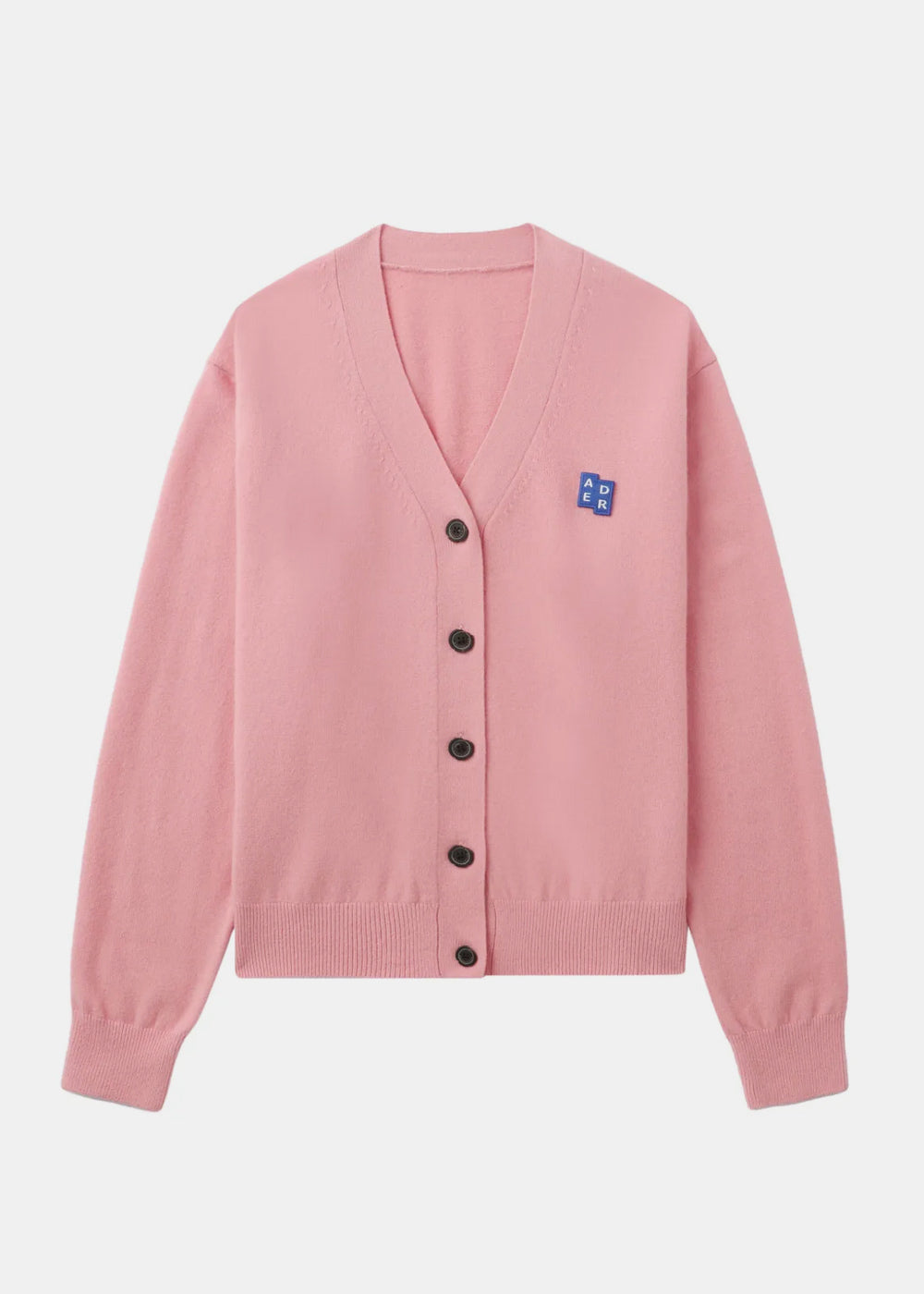 Оригінальна Pink Logo-Appliqué Cardigan Ader error – боковий вид