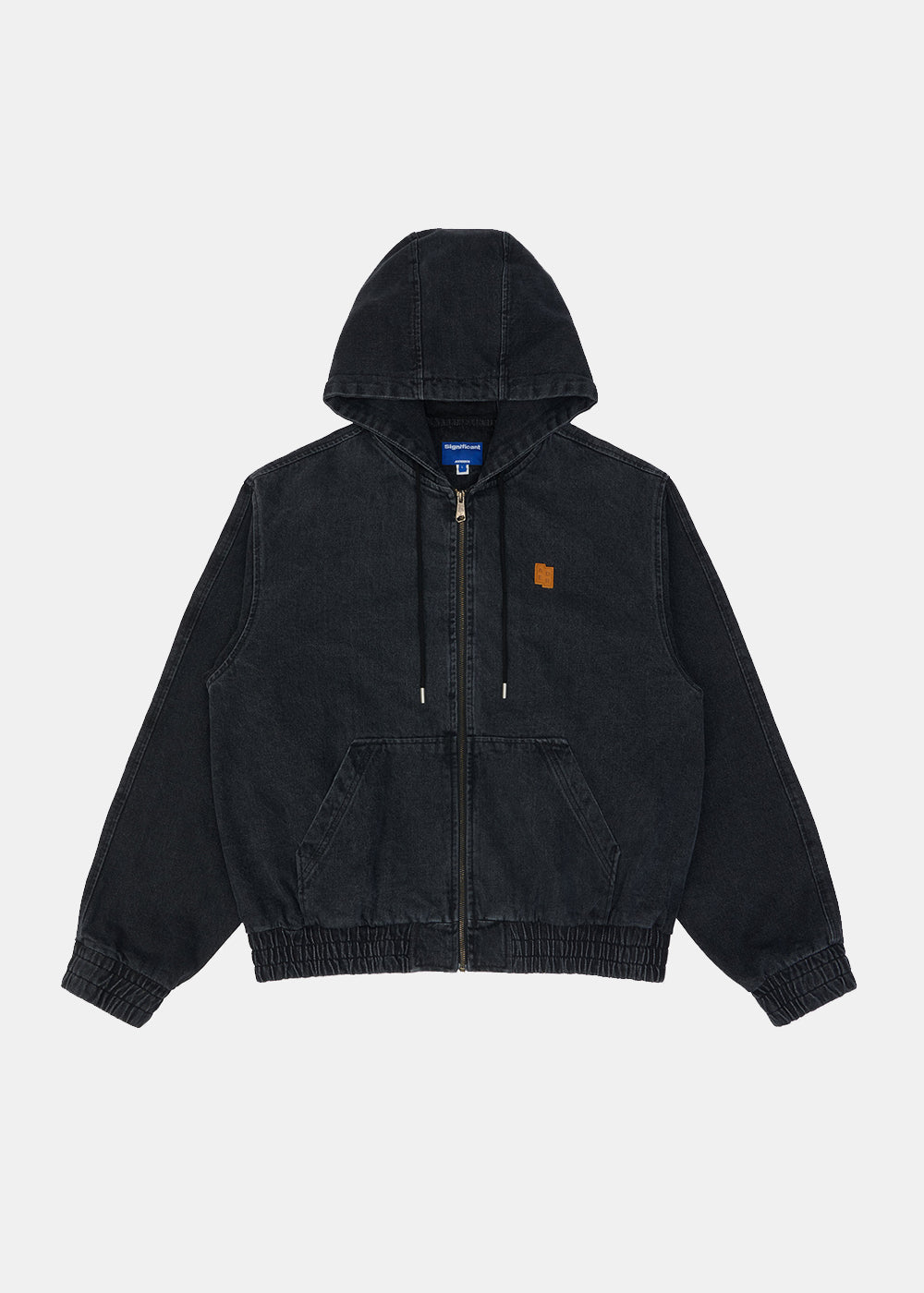Black Hooded Drawstring Jacket Ader error – Гарантія оригінальності – боковий вид