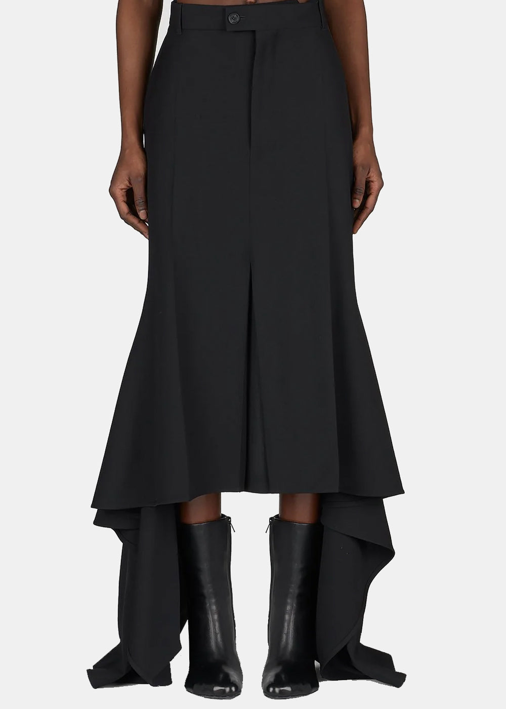 Оригінальна Black Deconstructed Godet Skirt Balenciaga – детальний вид