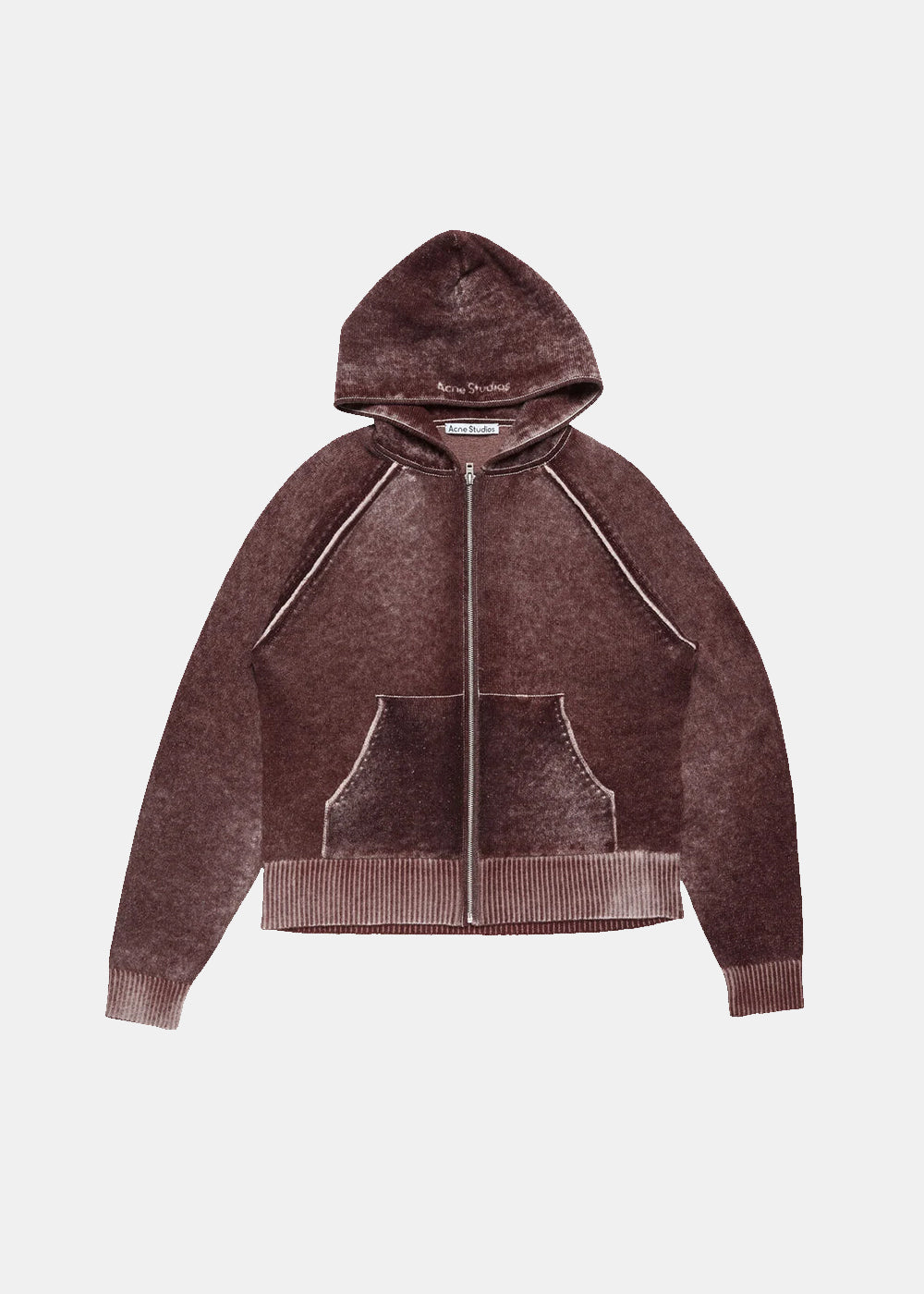 Оригінальна Dark Burgundy Kupiter Cashmere Acne studios – боковий вид