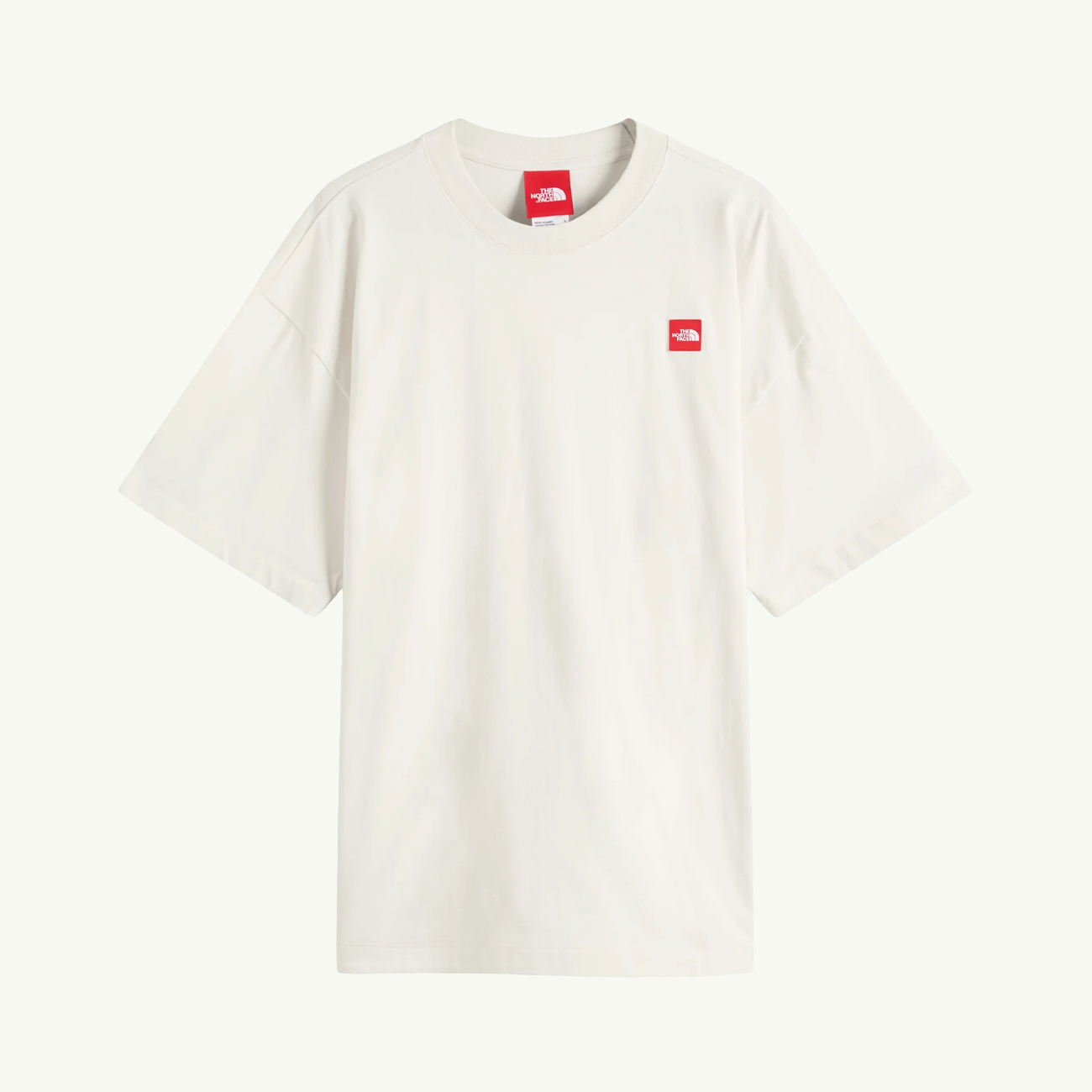 Red Box Tee The north face – Гарантія оригінальності – боковий вид