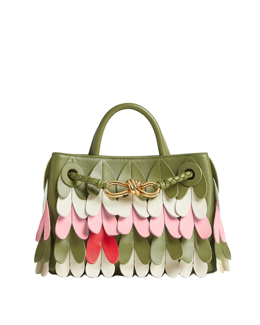 Andiamo Mini Leather Top Handle Bag Bottega veneta оригінал – Купити в Україні – боковий вид