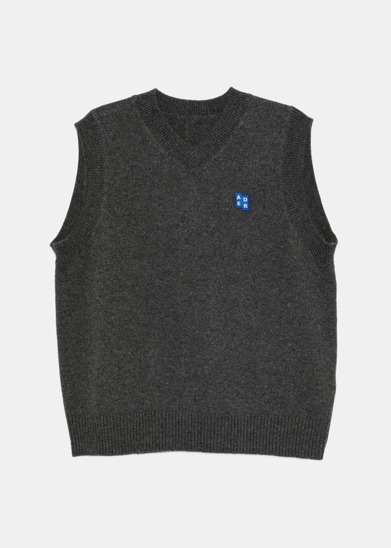 Grey Knitted Vest Ader error – Гарантія оригінальності – боковий вид