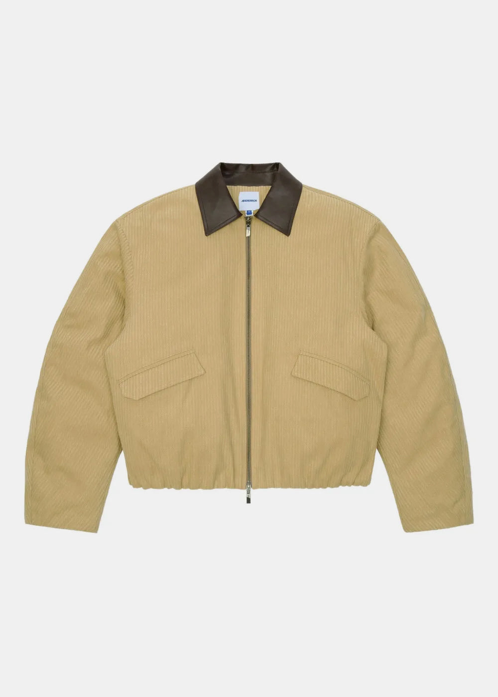 Оригінальна Beige Contrast-Collar Long-Sleeve Jacket Ader error – боковий вид