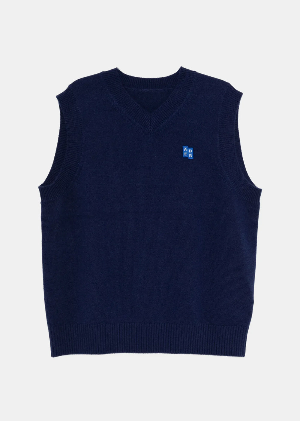 Blue Knitted Vest Ader error – Гарантія оригінальності – боковий вид