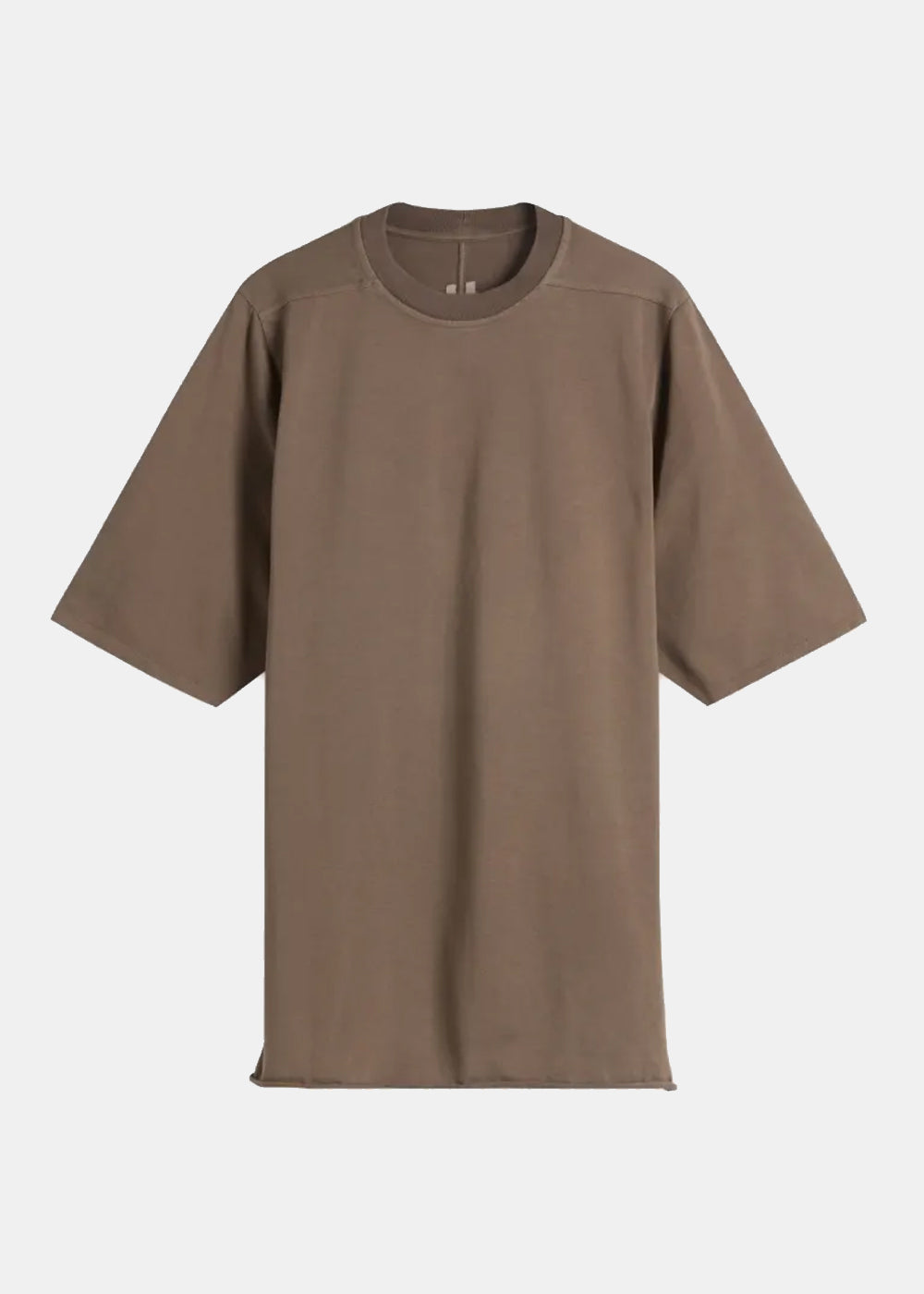 Grey Cotton T-Shirt Rick owens – Гарантія оригінальності – боковий вид