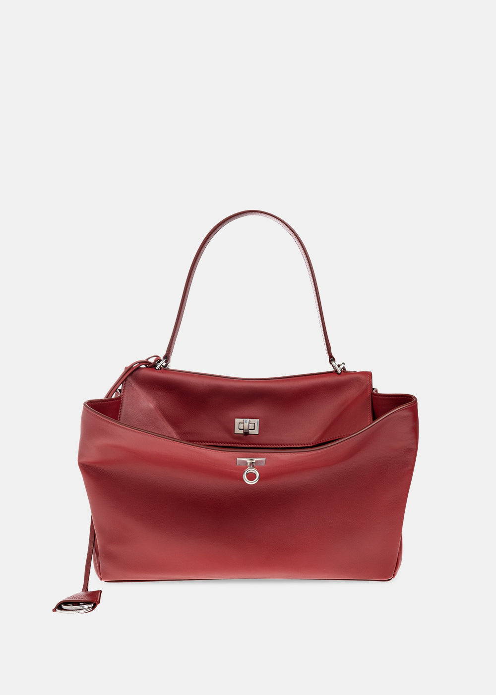 Оригінальна Cherry Red Rodeo Handbag Medium Balenciaga – детальний вид