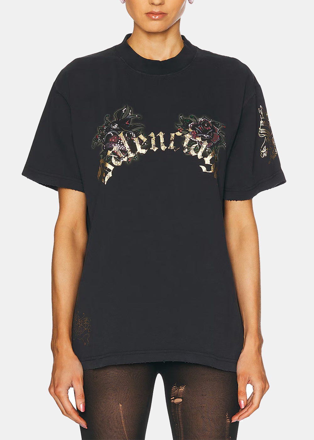 Washed Black Tacky Tattoo T-Shirt Balenciaga оригінал – Купити в Україні – детальний вид