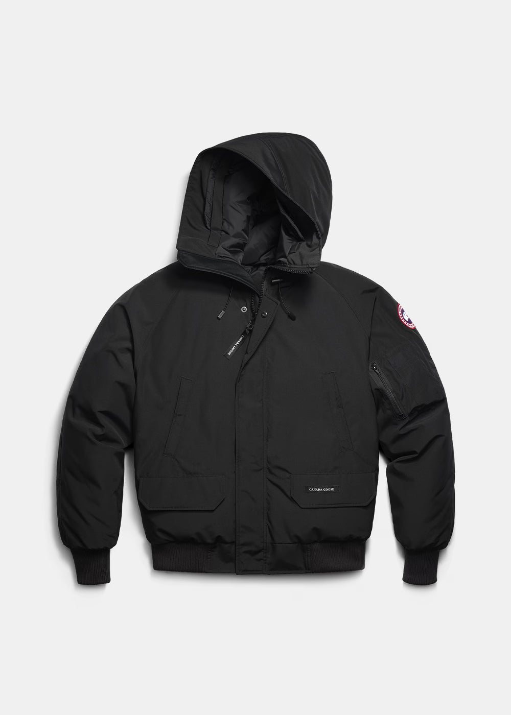 Black Chilliwack Bomber Jacket Canada goose оригінал – Купити в Україні – боковий вид