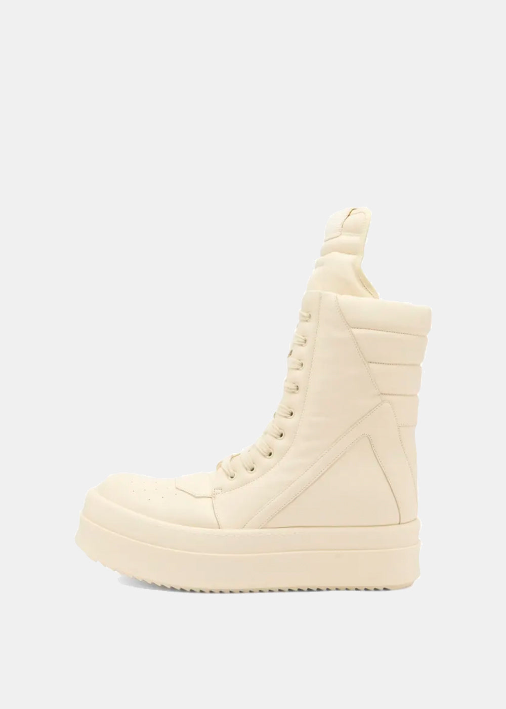 Off-White Mega Geobasket Leather Boots Rick owens оригінал – Купити в Україні – боковий вид