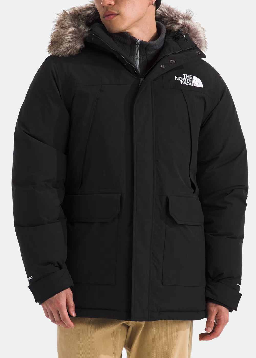 Оригінальна Black Fur-Trim Mcmurdo Parka The north face – вид ззаду