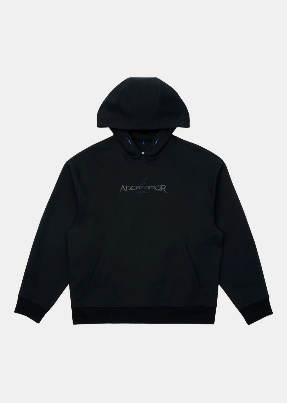 Black Logo-Detail Hoodie Ader error оригінал – Купити в Україні – боковий вид