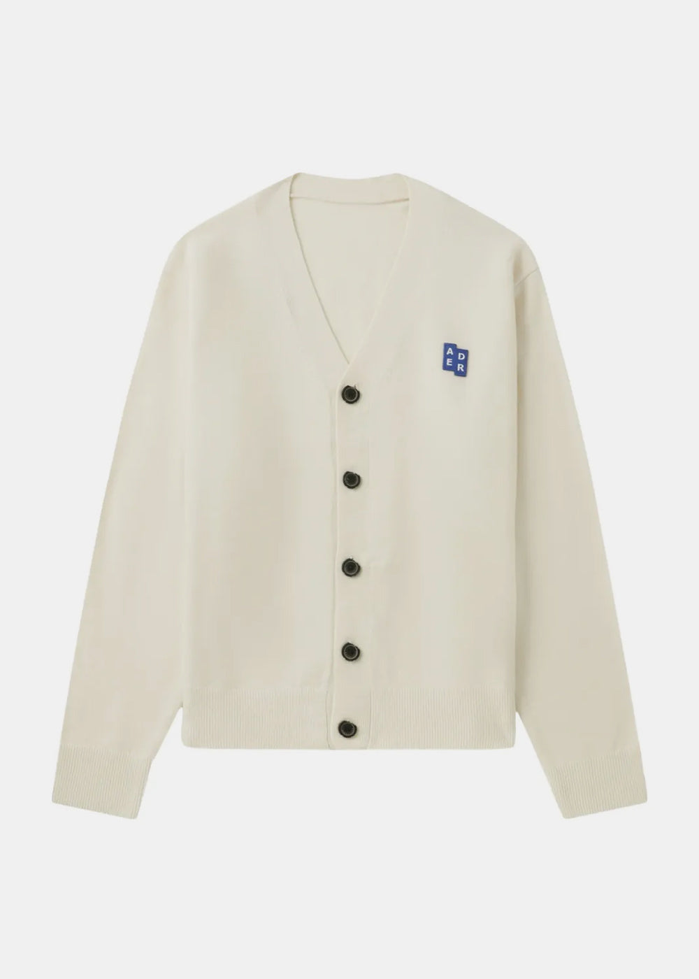 Oatmeal Sig; Bl Tag Logo-Patch Button Cardigan Ader error оригінал – Купити в Україні – боковий вид