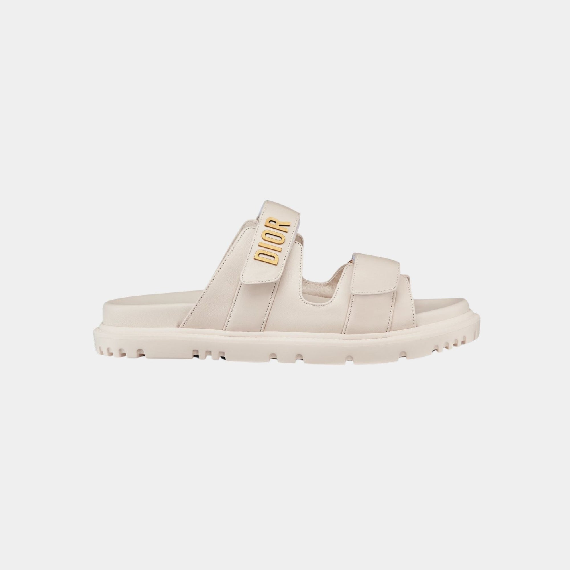 act Slide White Lambskin Dior оригінал – Купити в Україні – боковий вид