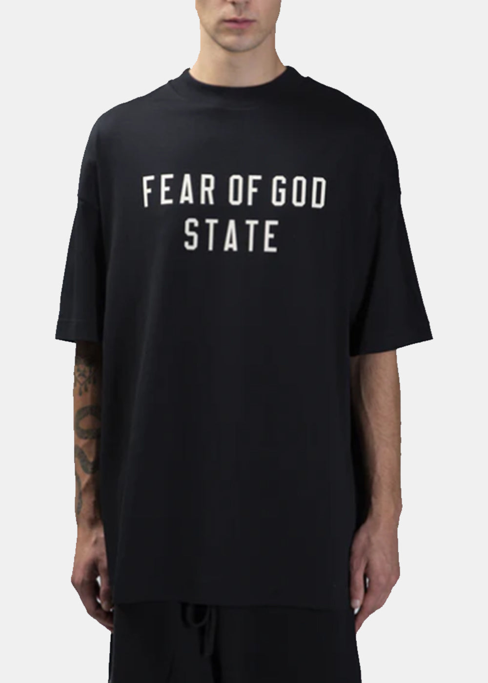 Jet Black 90s Fit T-Shirt Fear of god – Гарантія оригінальності – детальний вид