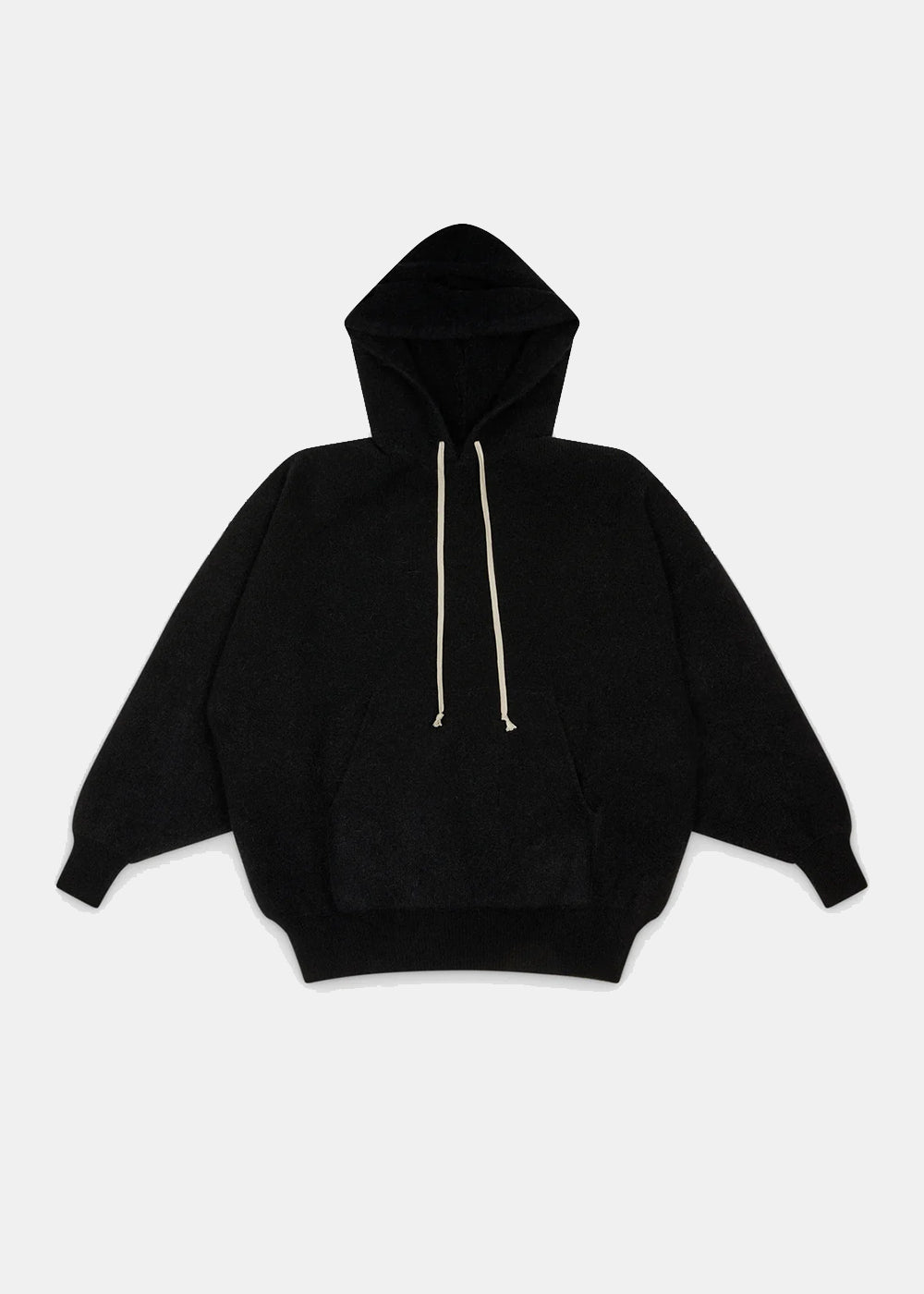 Black Pocket-Detail Hoodie Rick owens – Гарантія оригінальності – боковий вид