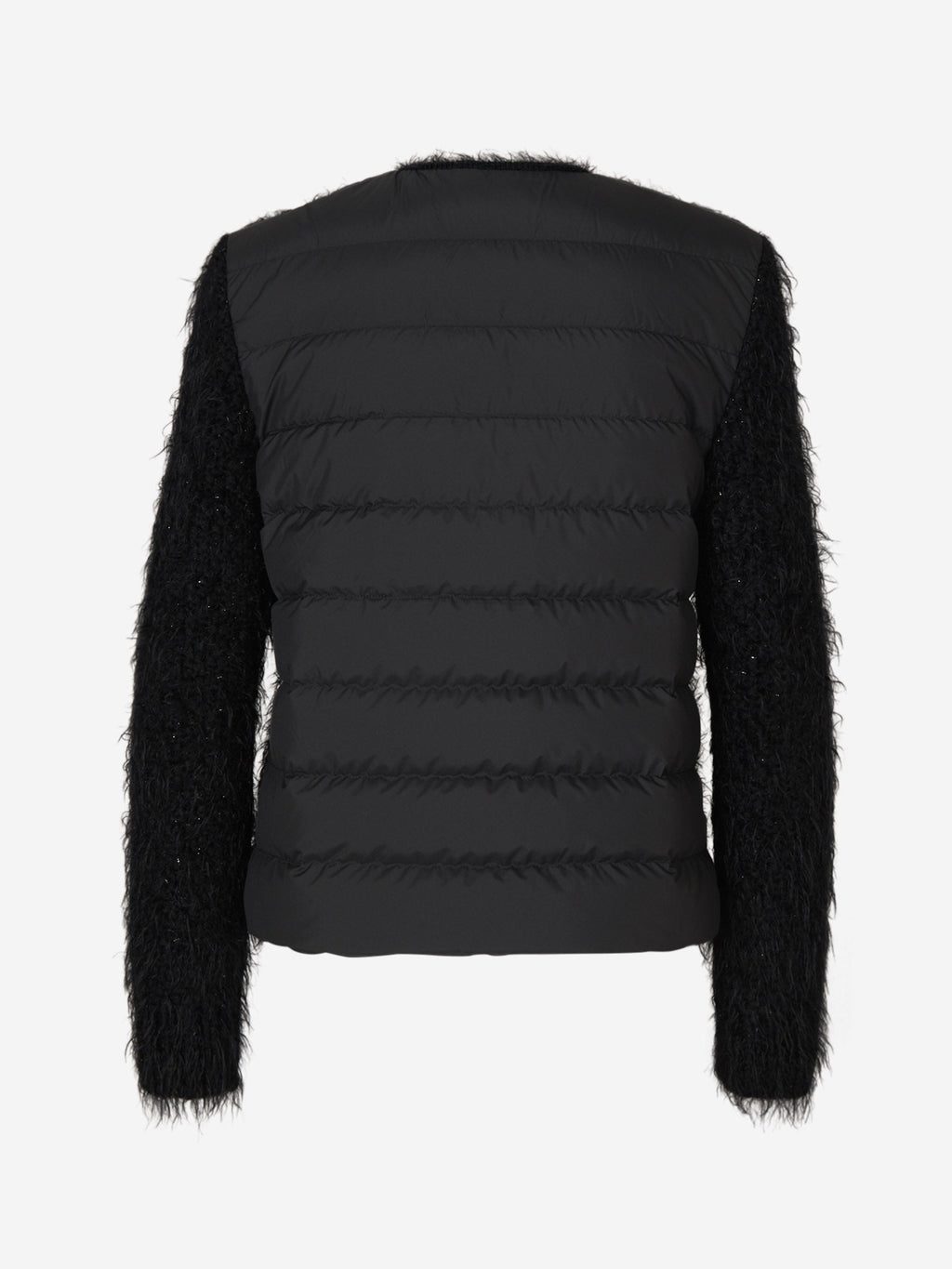 Оригінальна Quilted Wool Cardigan Moncler – вид ззаду