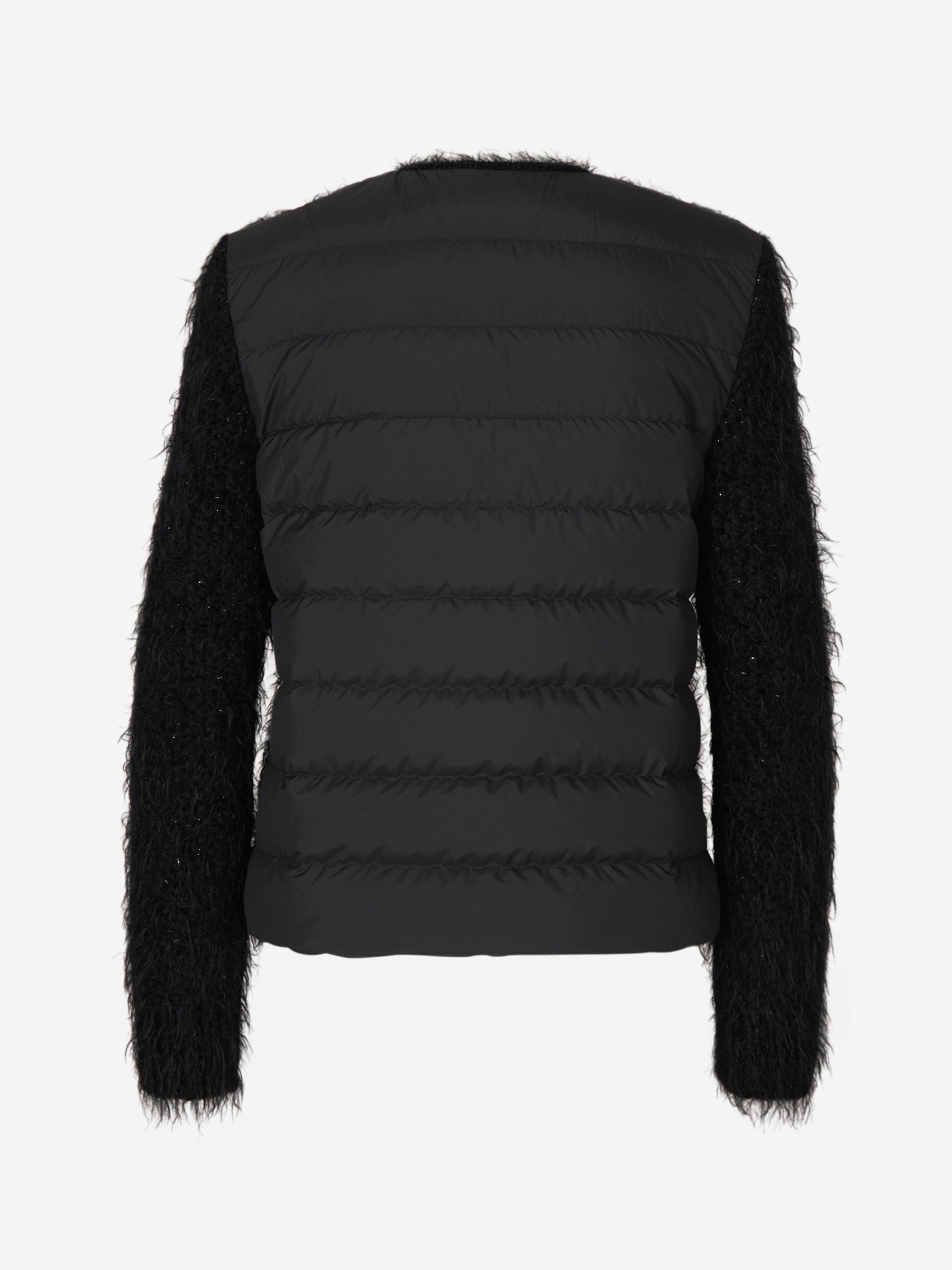 Оригінальна Quilted Wool Cardigan Moncler – вид ззаду - MONCLER