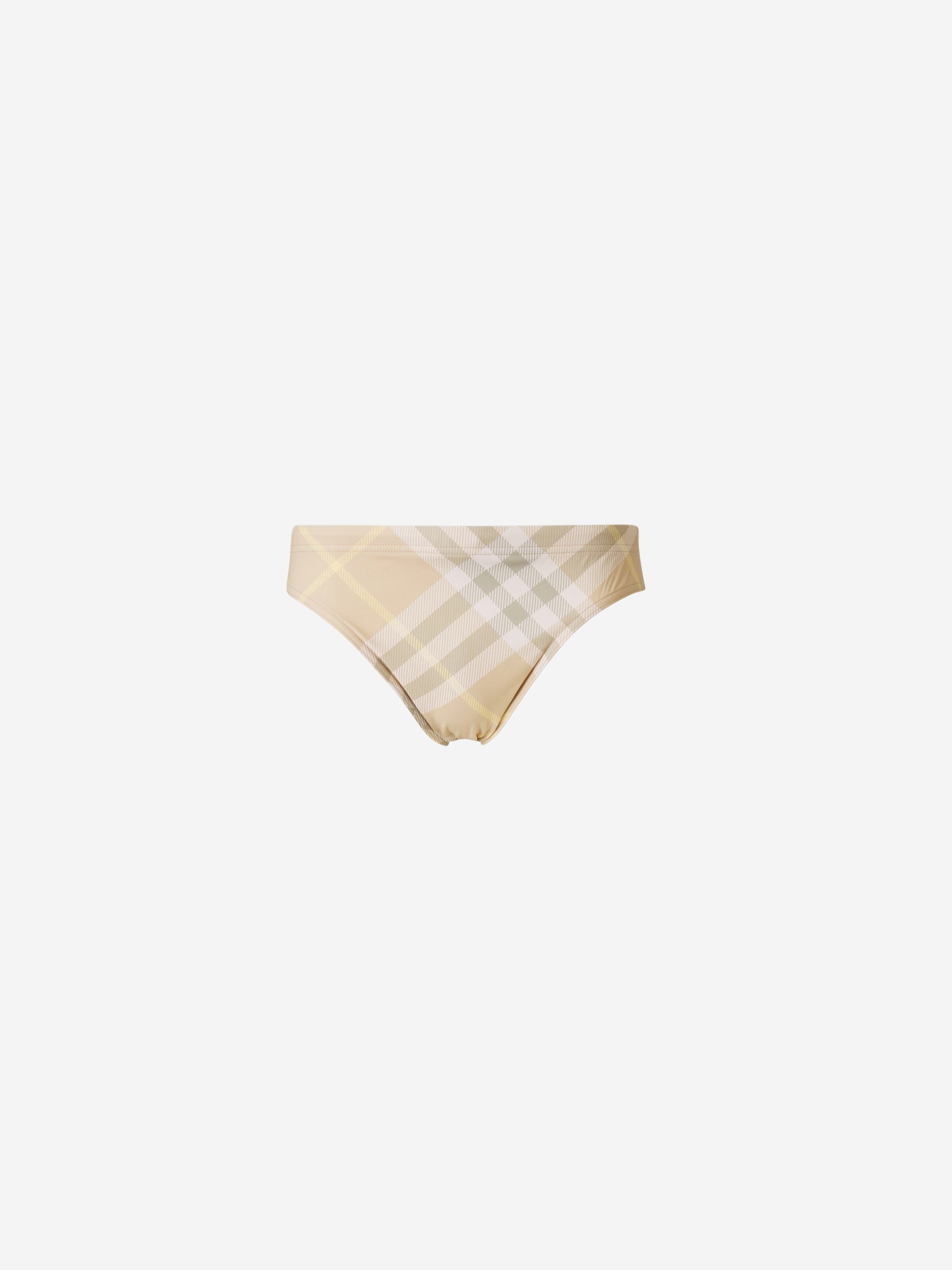 Checked Motif Swimsuit Briefs Burberry – Гарантія оригінальності – боковий вид