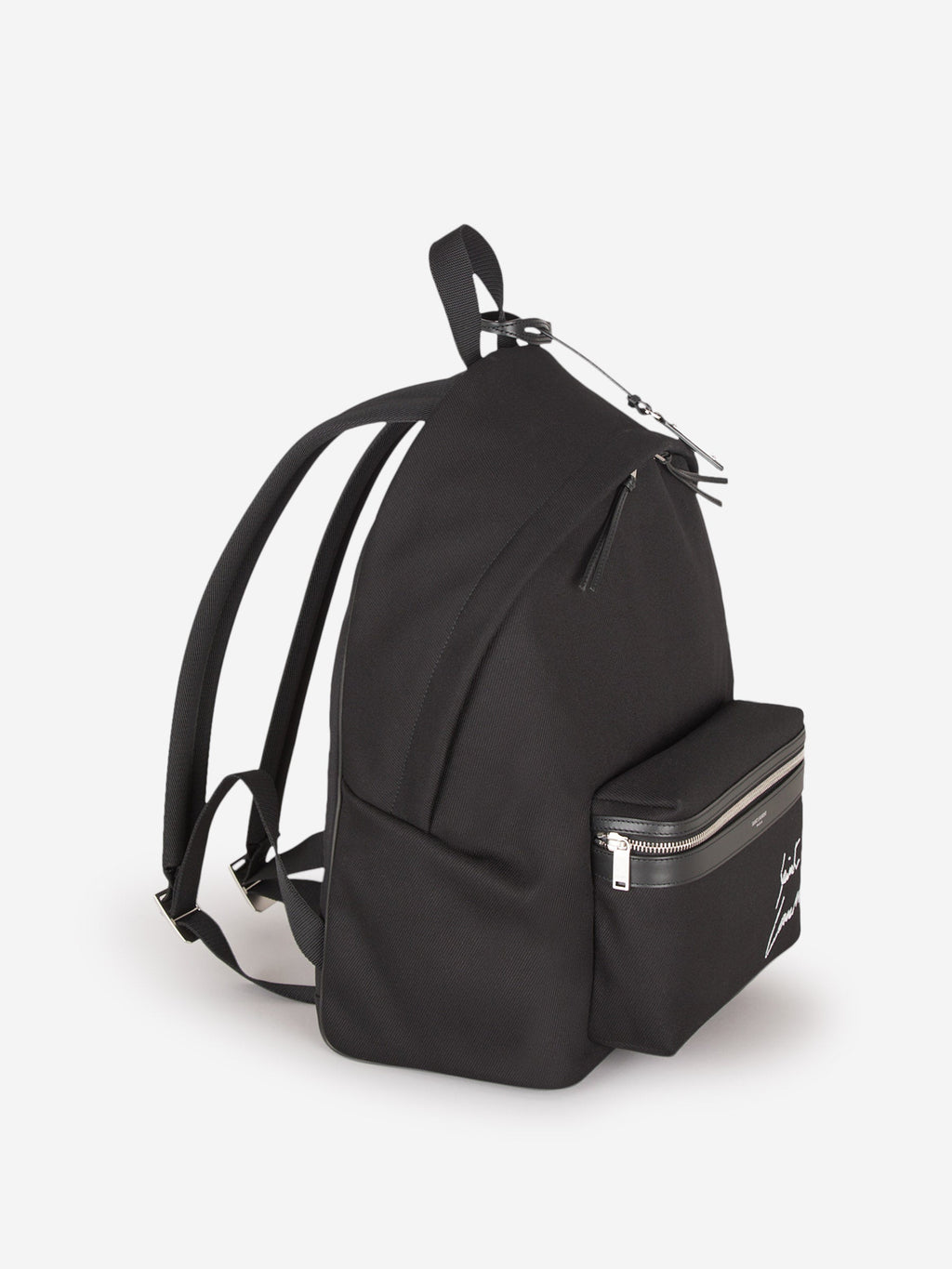 Logo City Backpack Saint laurent – Гарантія оригінальності – вид ззаду