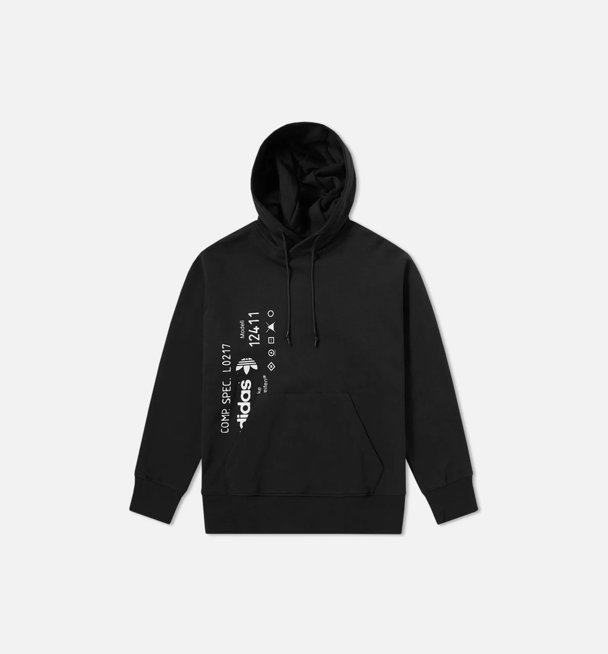 Alexander Wang X Adidas Collection Aw Graphic Mens Hoodie Adidas оригінал – Купити в Україні – боковий вид - ADIDAS