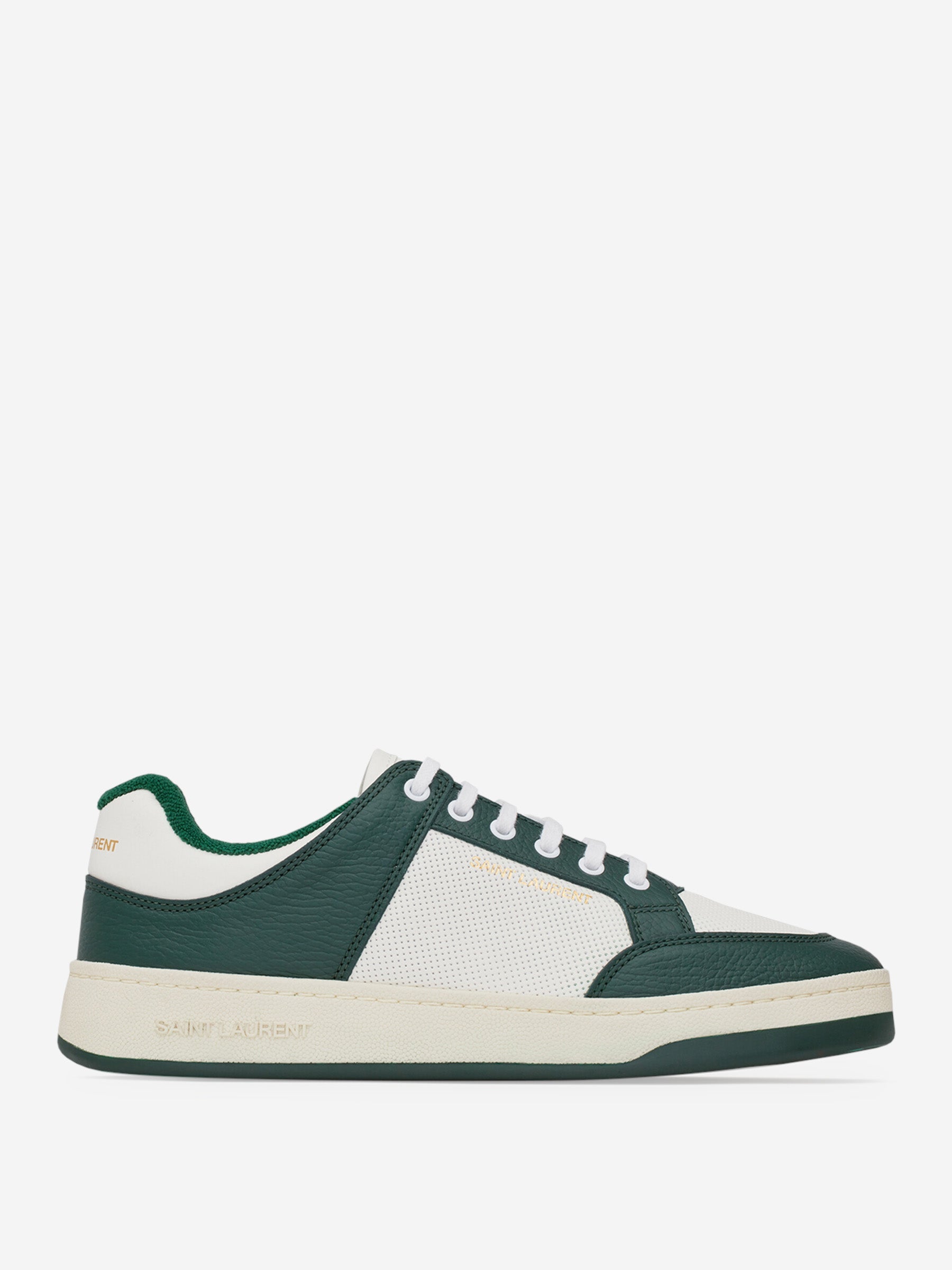 Leather Sneakers Logo Sl Saint laurent оригінал – Купити в Україні – боковий вид