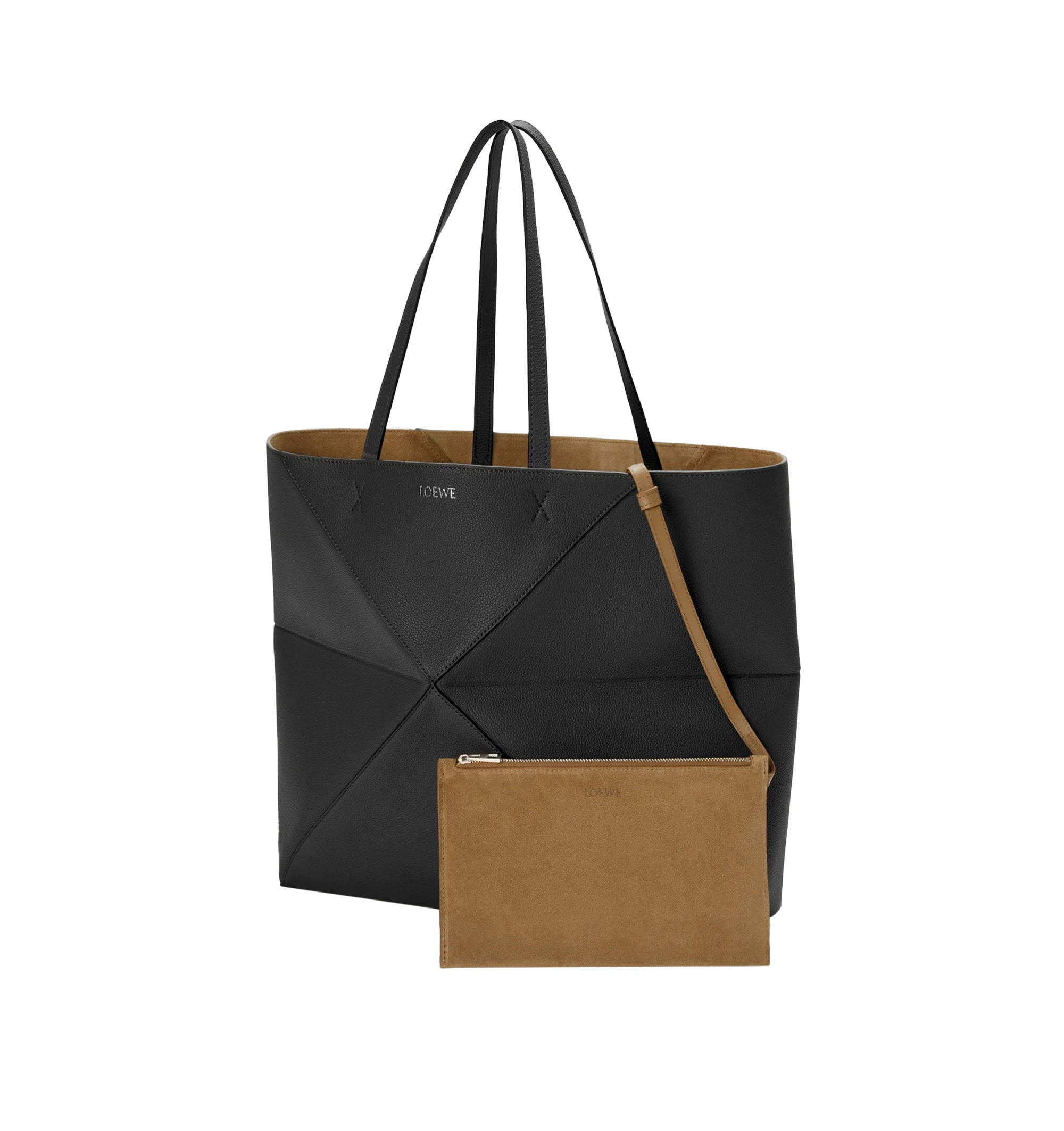Puzzle Fold Tote Horizontal L Loewe – Гарантія оригінальності – вид ззаду