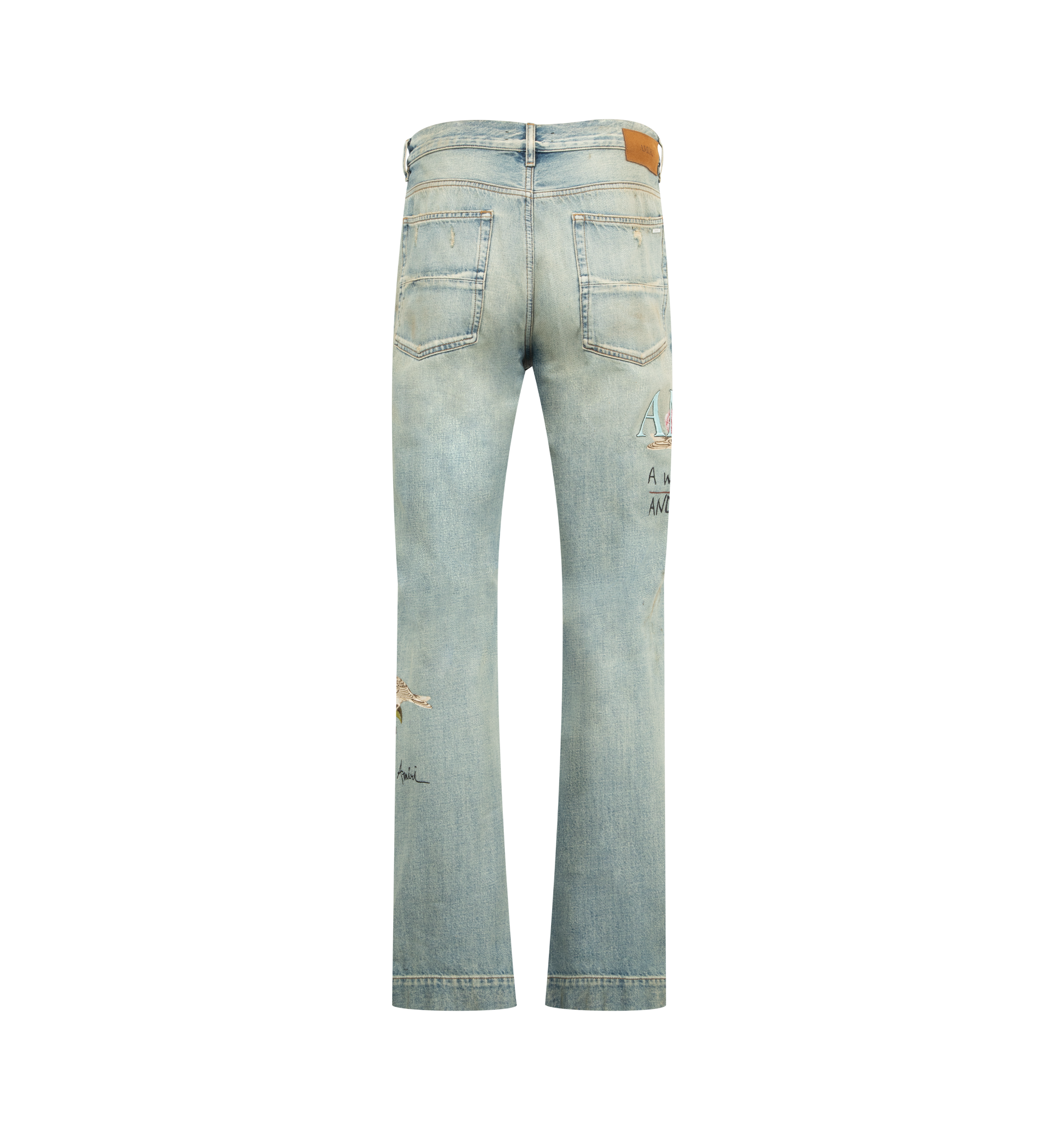 Chateau Mx1 Straight Flare Jean Amiri – Гарантія оригінальності – вид ззаду