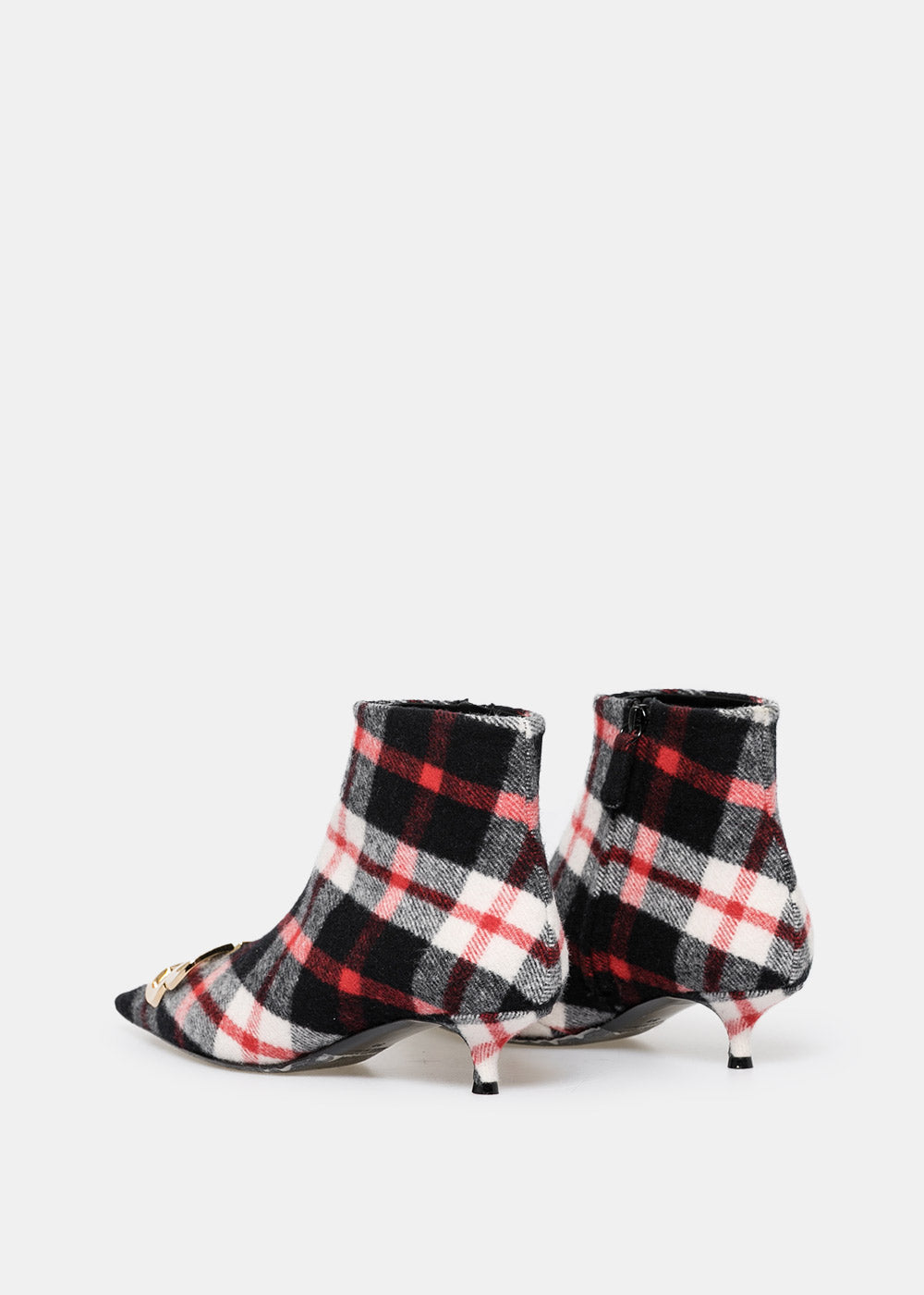 Оригінальна Red & Navy Flannel Bb Booties Balenciaga – збільшений вид