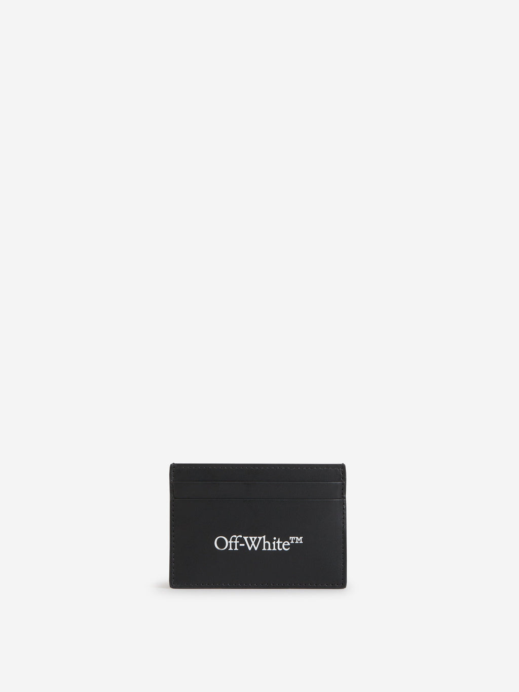 Logo Leather Card Holder Off-white оригінал – Купити в Україні – боковий вид