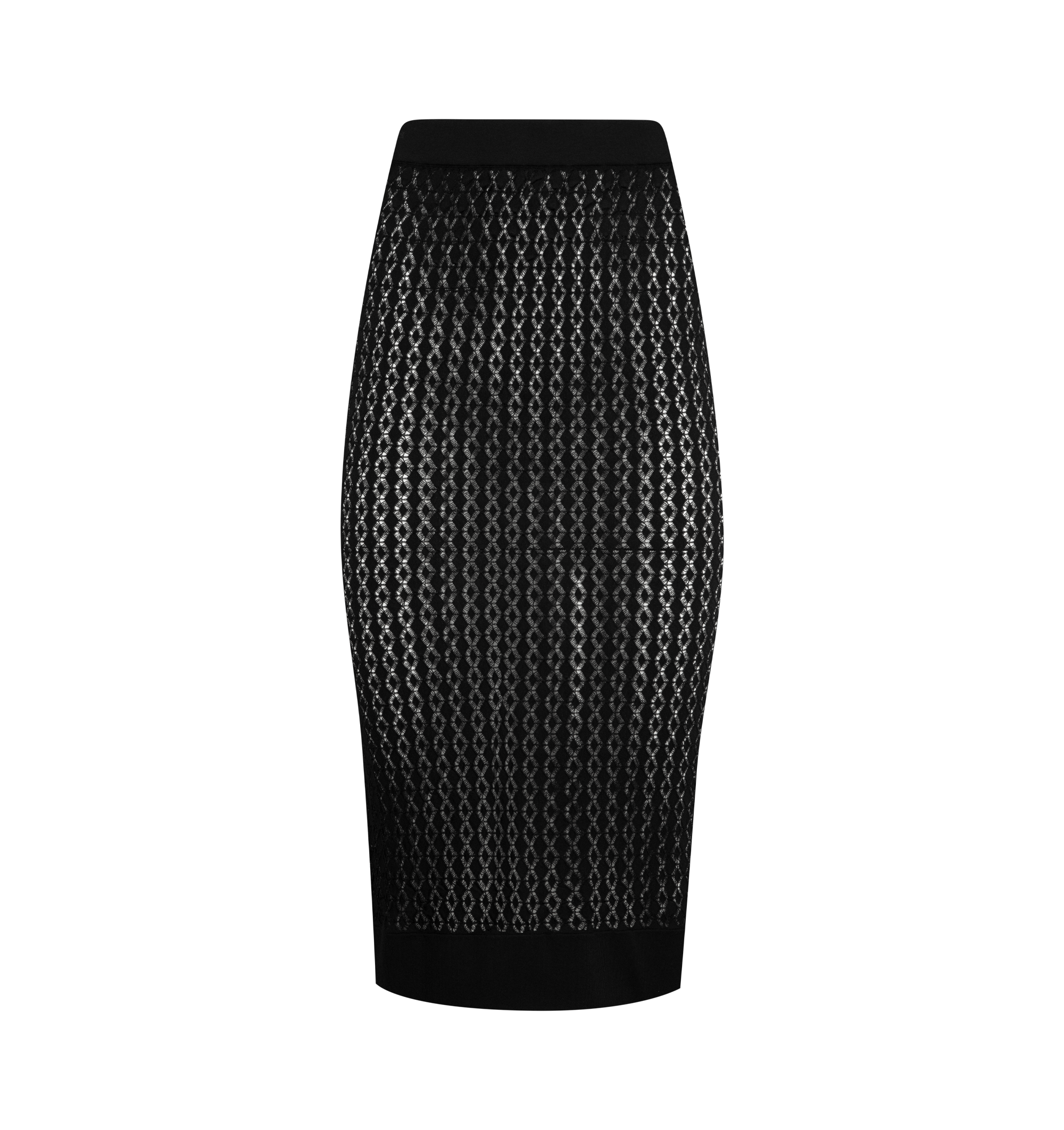 Knit Pencil Skirt Saint laurent – Гарантія оригінальності – боковий вид