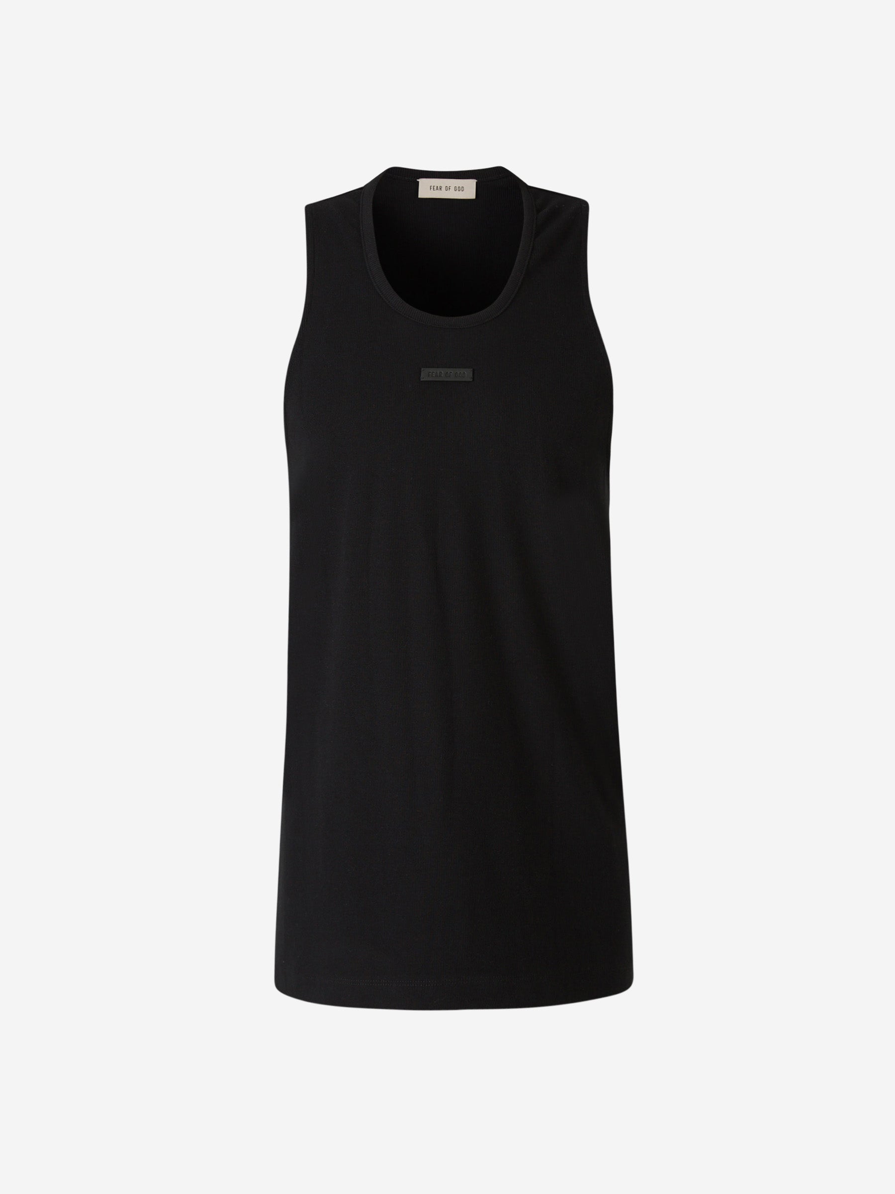 Ribbed Logo T-Shirt Fear of god – Гарантія оригінальності – боковий вид - FEAR OF GOD