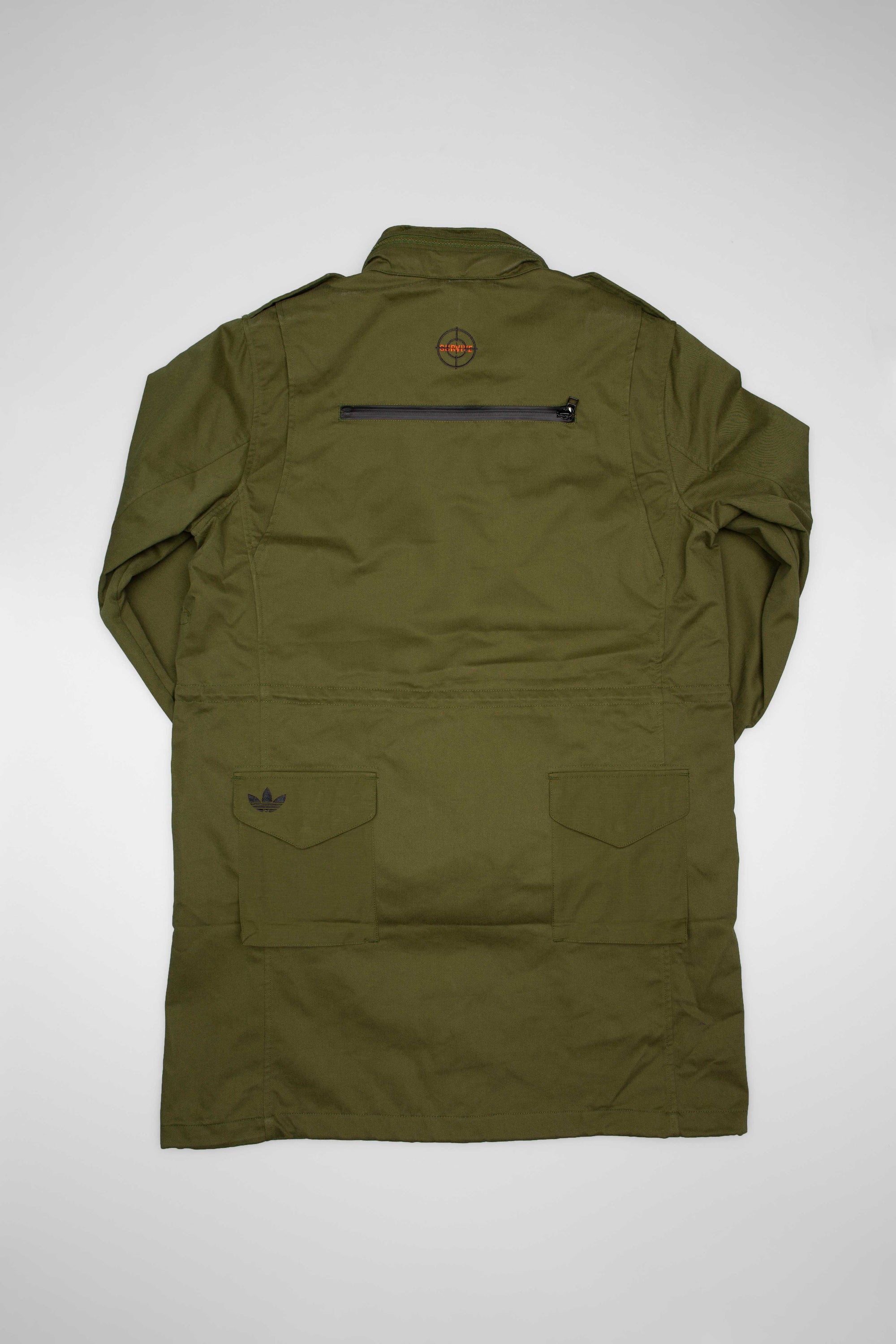 Collection M 65 Mens Jacket Trace Olive Adidas – Гарантія оригінальності – вид ззаду - ADIDAS