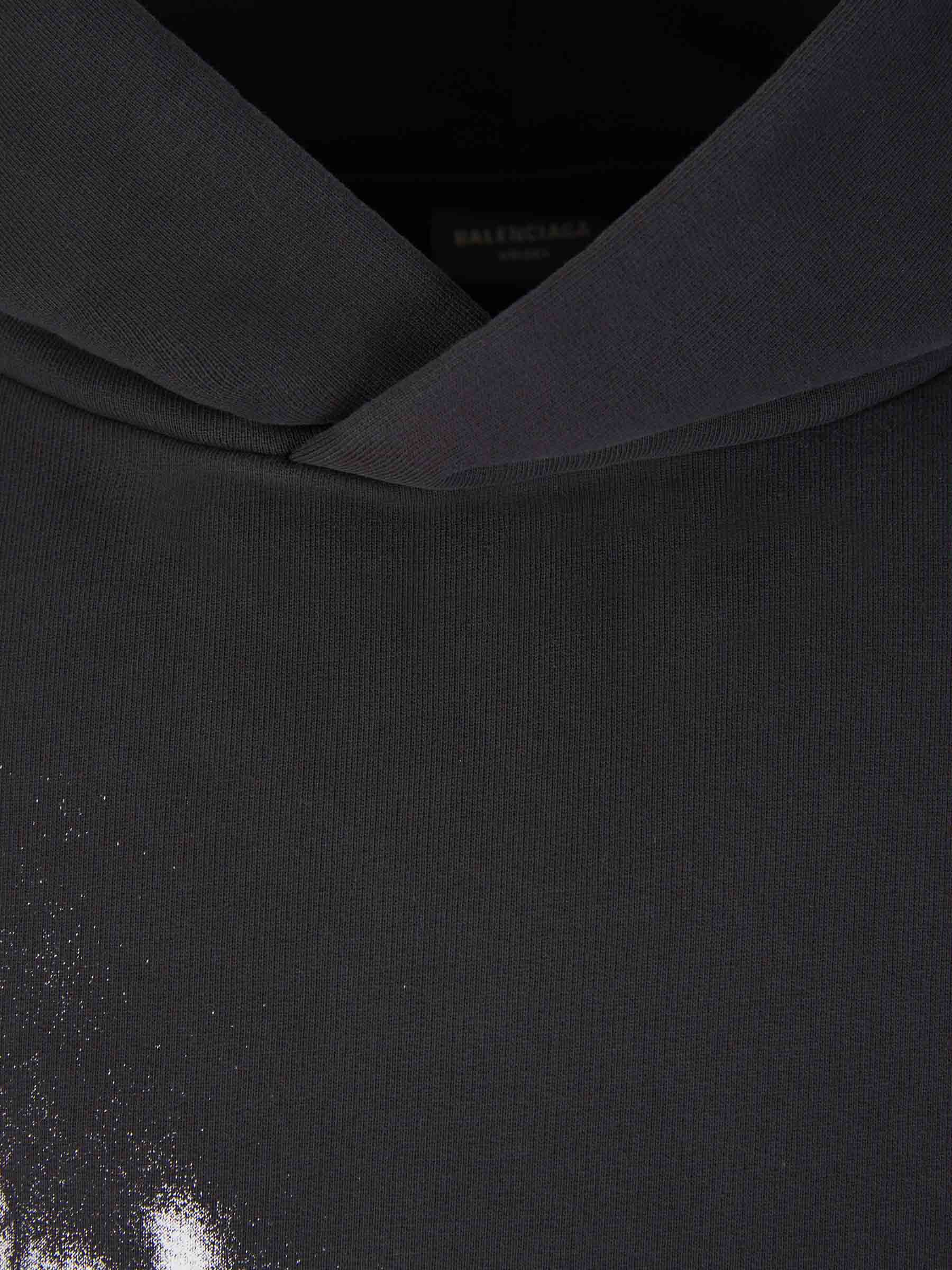 Оригінальна Cotton Logo Sweatshirt Balenciaga – детальний вид
