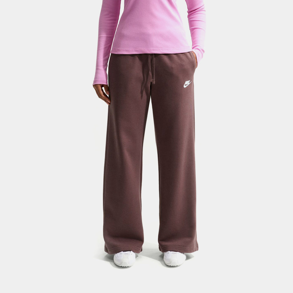 Nsw Club Fleece MID Rise Wide Leg Womens Sweatpants Nike оригінал – Купити в Україні – боковий вид
