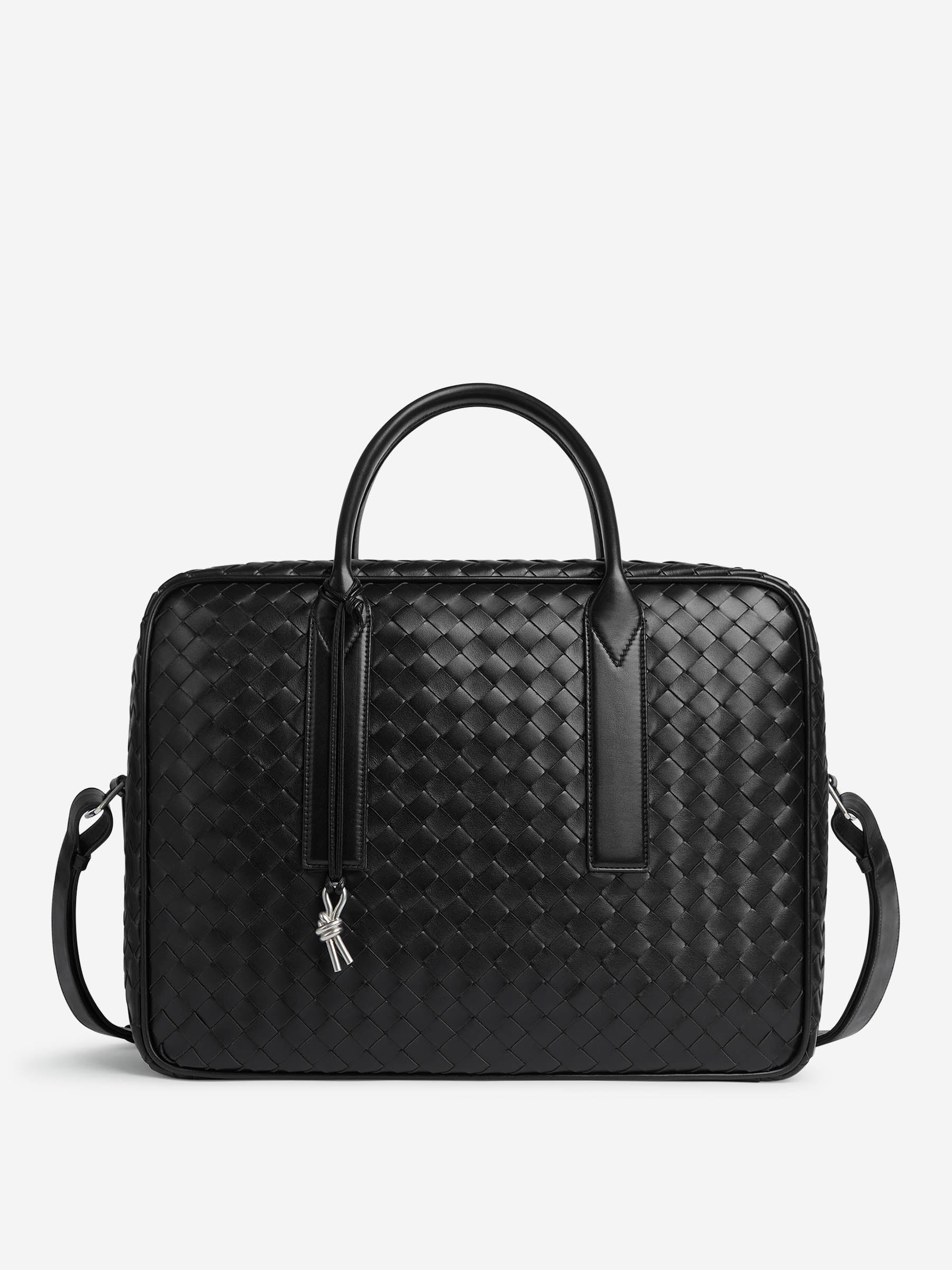Оригінальна Intrecciato Briefcase Bottega veneta – боковий вид