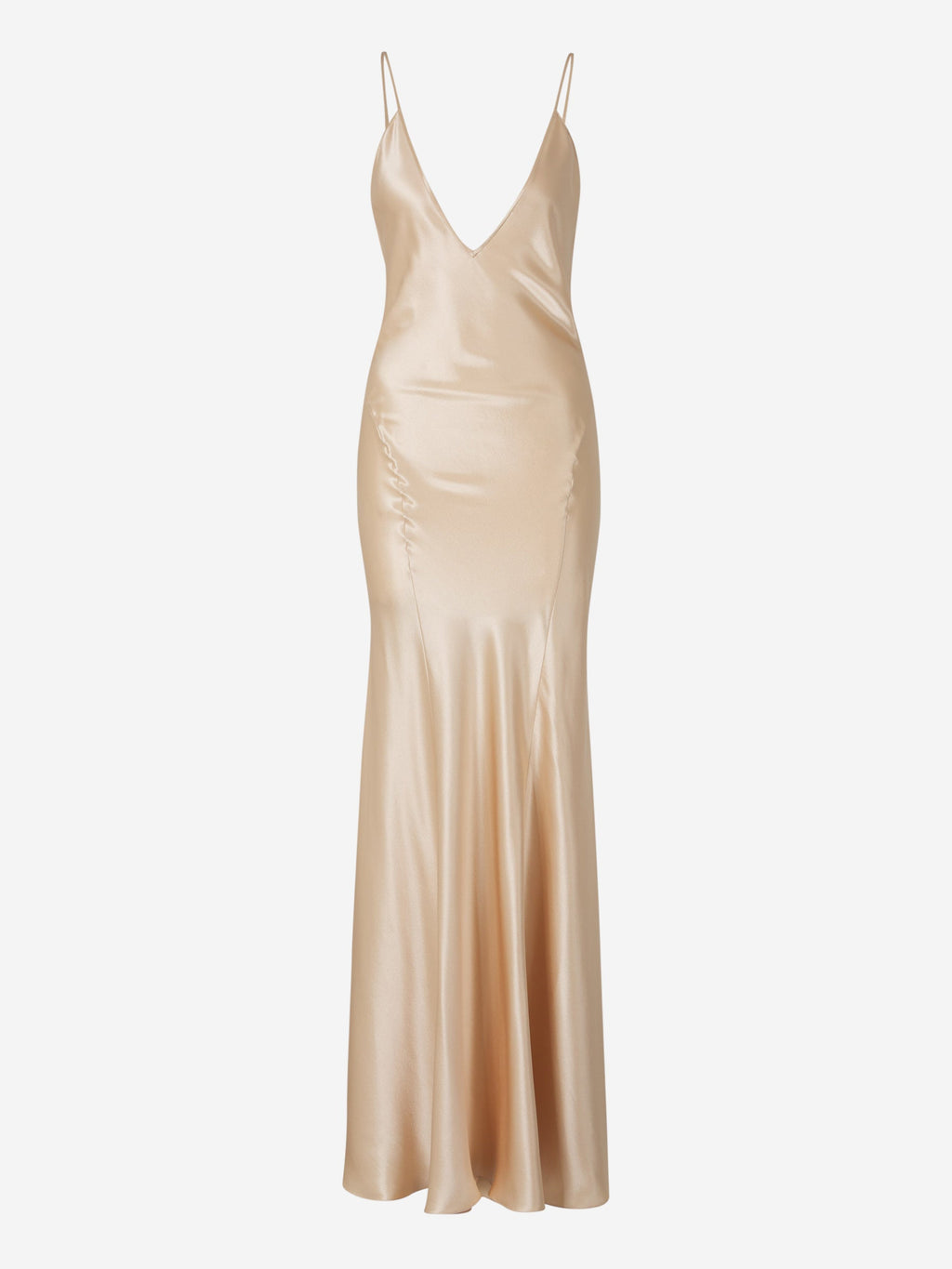 Vestido MIDI Lencero Satén Saint laurent оригінал – Купити в Україні – боковий вид