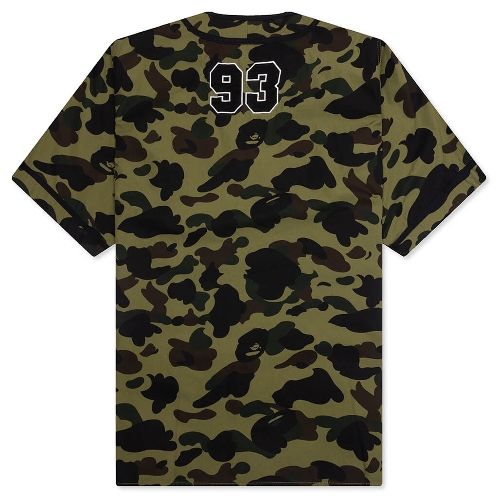 1st Camo Baseball Shirt A bathing ape – Гарантія оригінальності – вид ззаду
