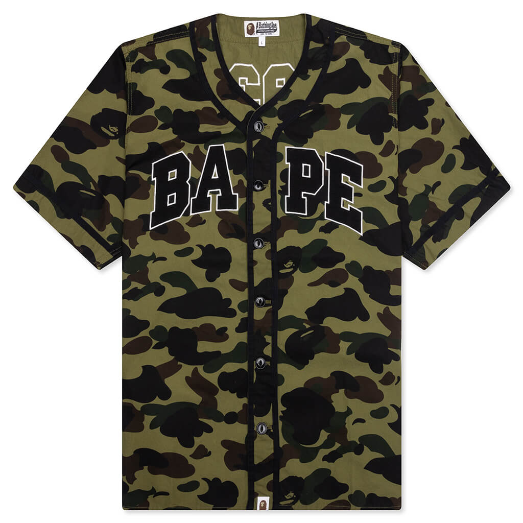 1st Camo Baseball Shirt A bathing ape – Гарантія оригінальності – боковий вид