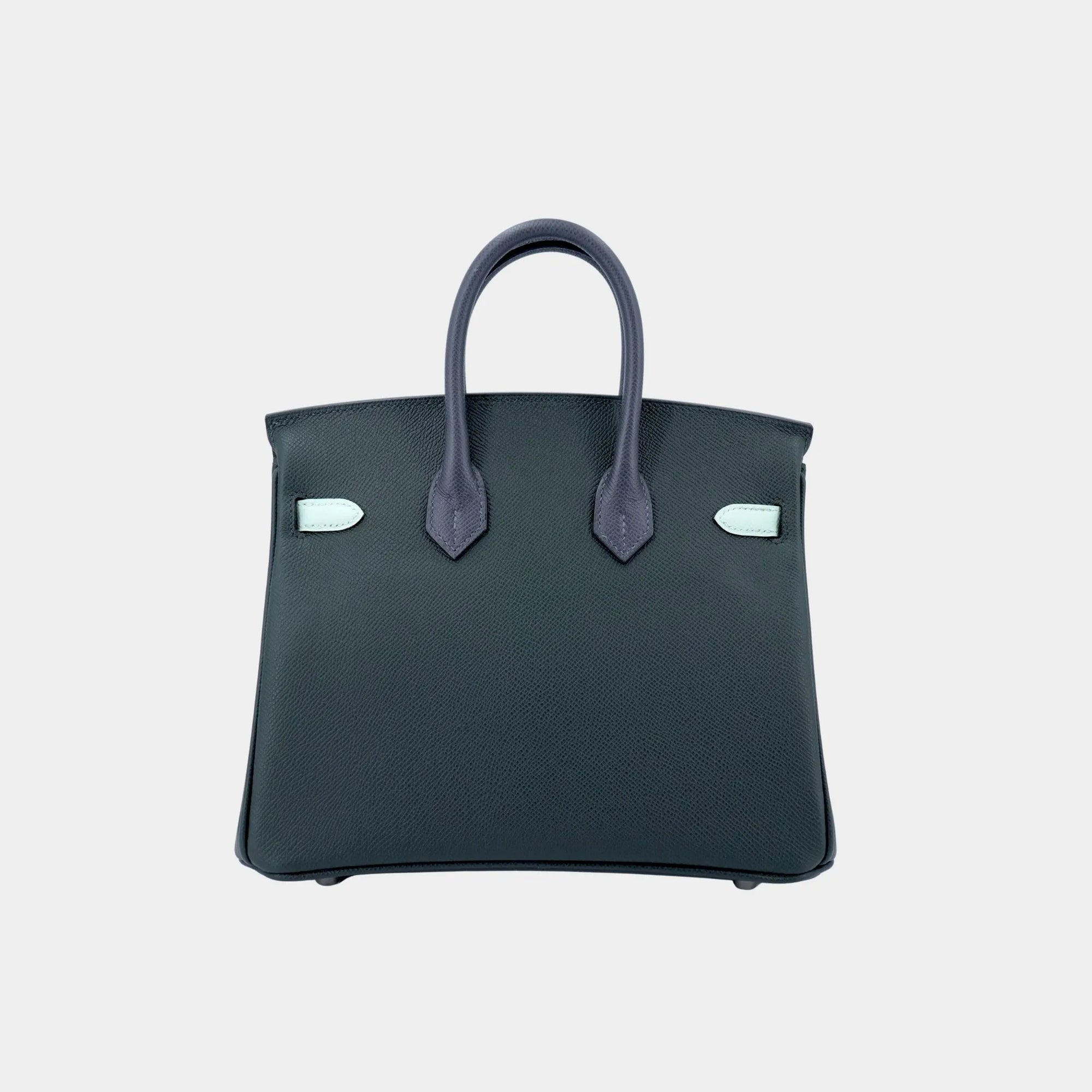 Birkin 25 Epsom Vert Fonce Hermes оригінал – Купити в Україні – вид ззаду