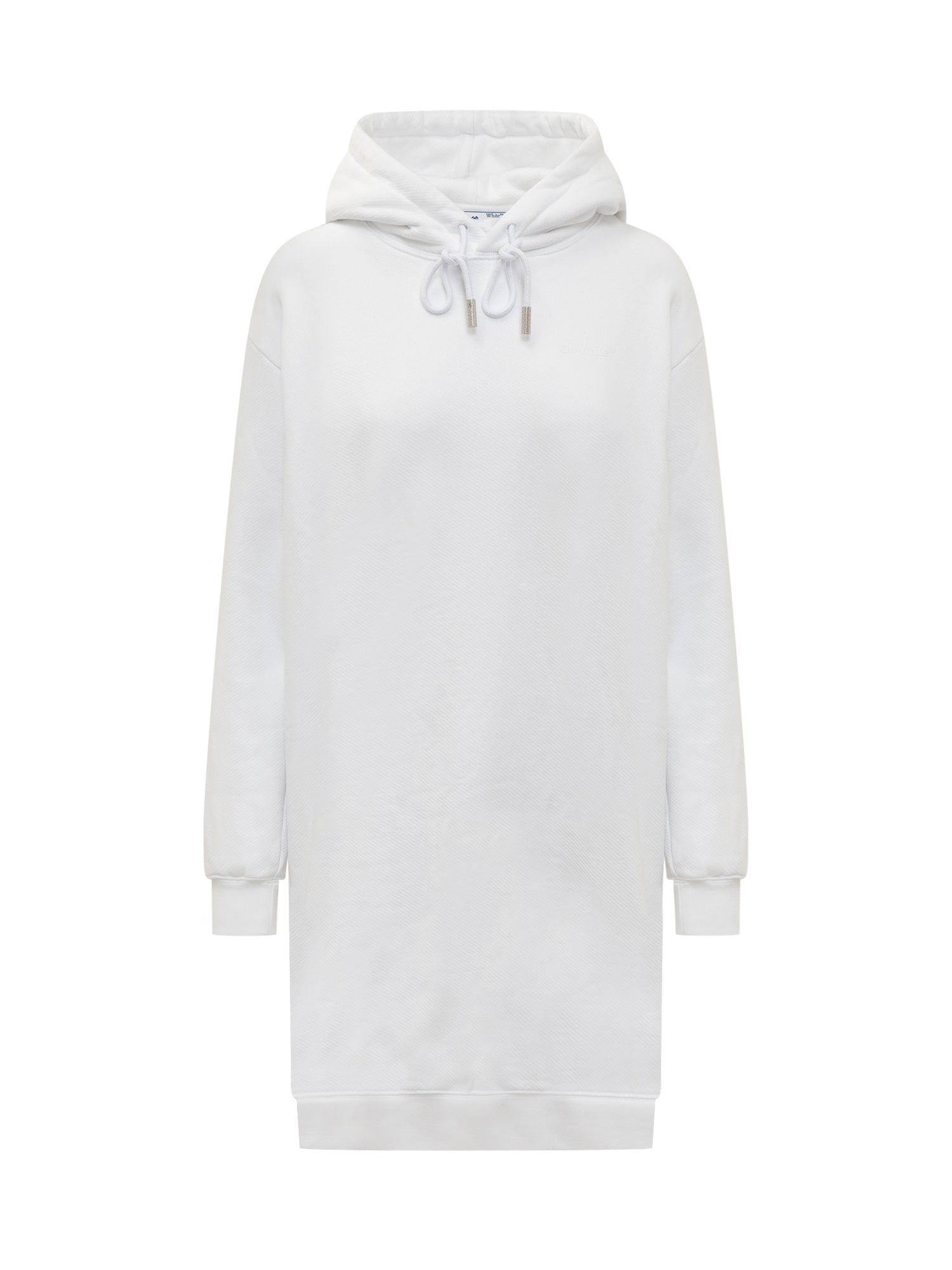 Diagonal Hoodie Dress Off-white оригінал – Купити в Україні – боковий вид